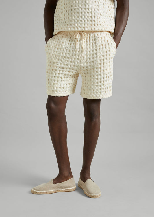 Textured Waffle Short