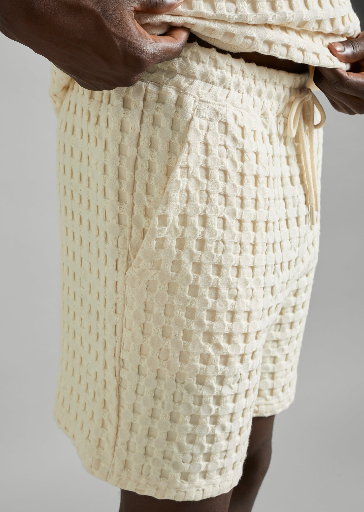Textured Waffle Short
