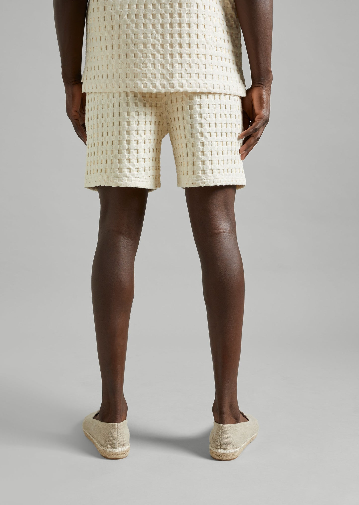 Textured Waffle Short