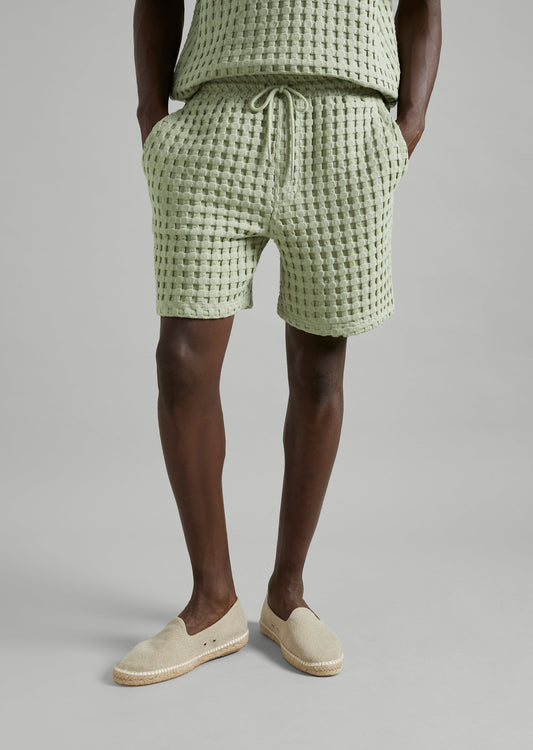 Textured Waffle Short