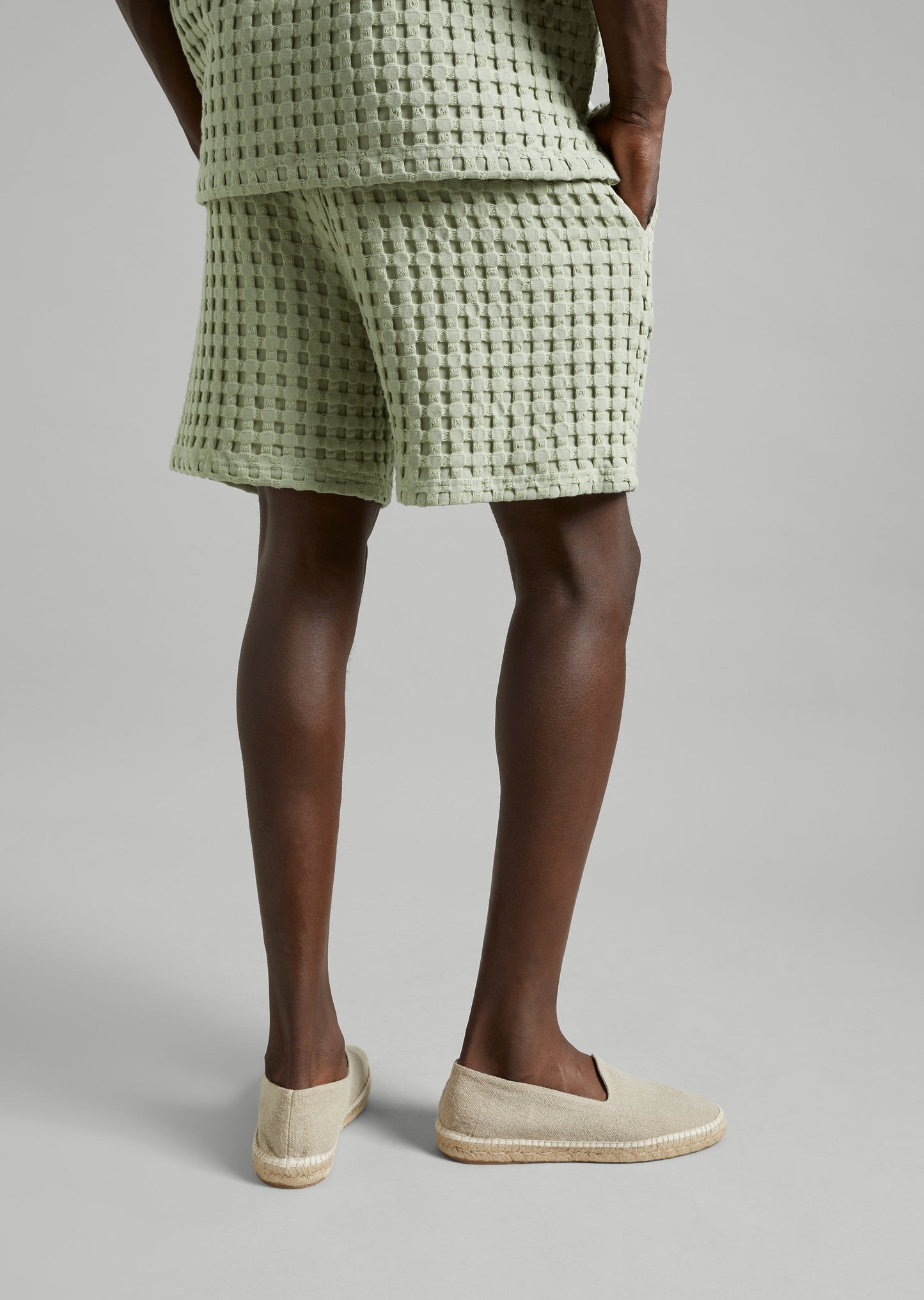Textured Waffle Short