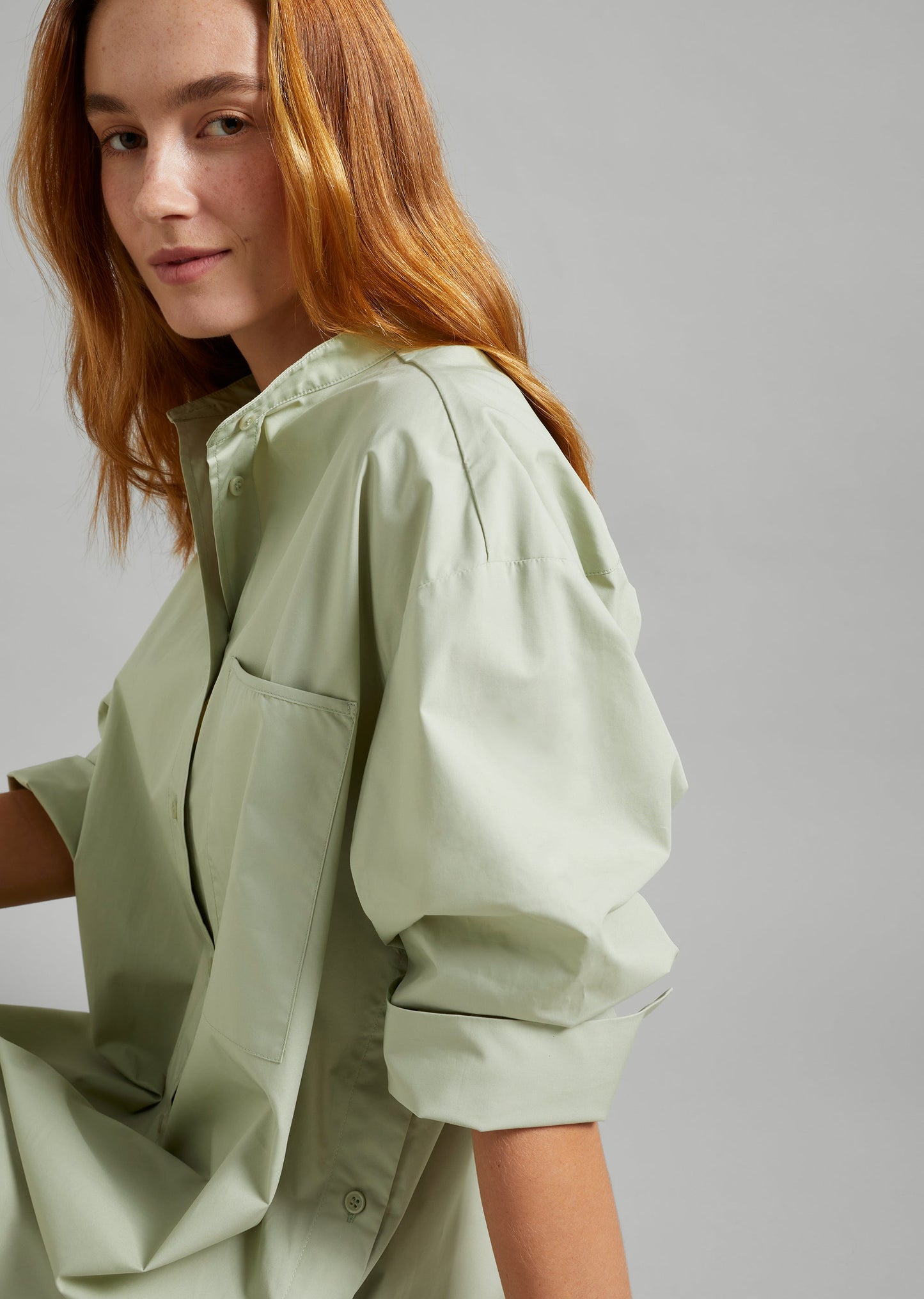 Aura Cotton Shirt Dress