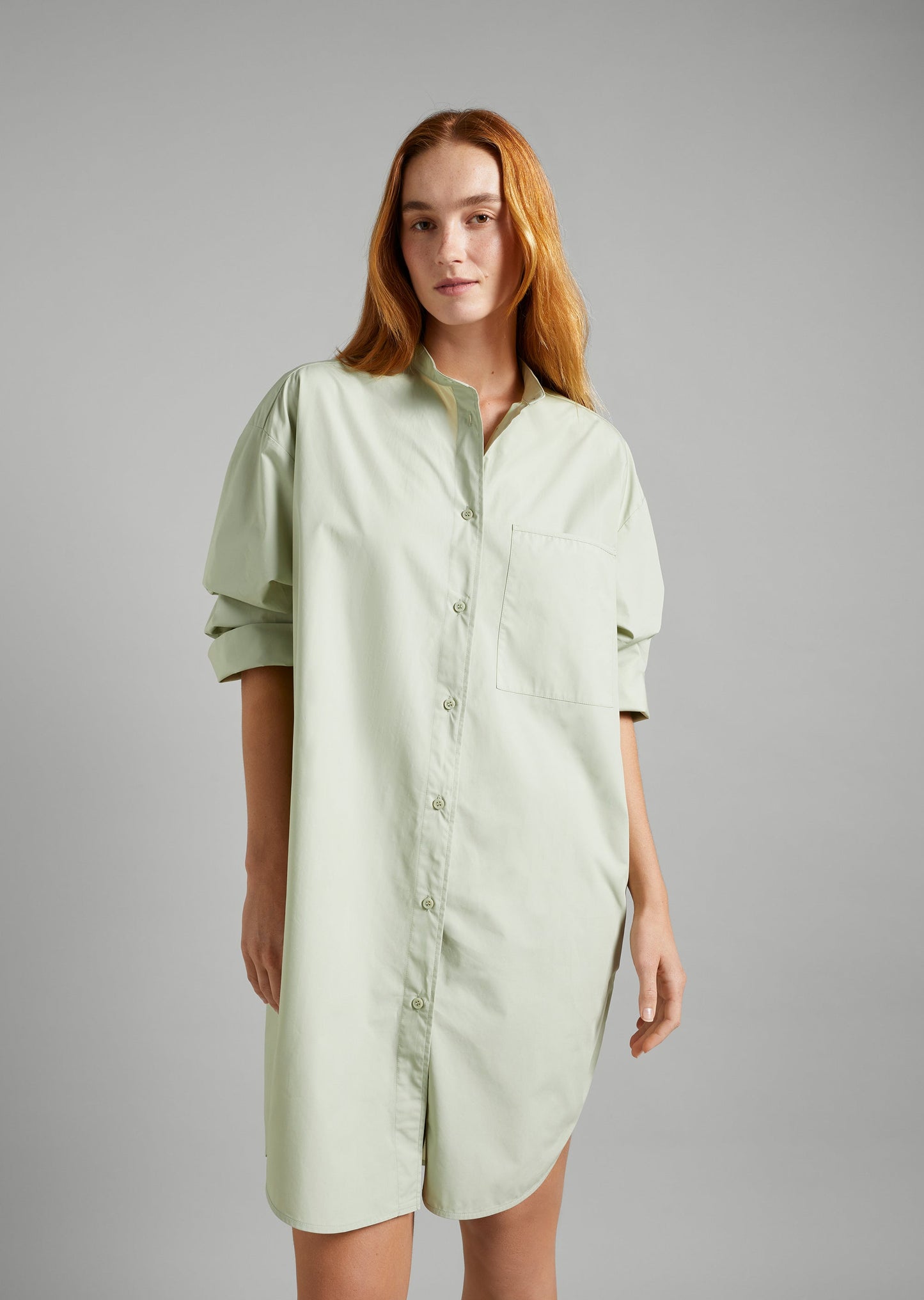 Aura Cotton Shirt Dress