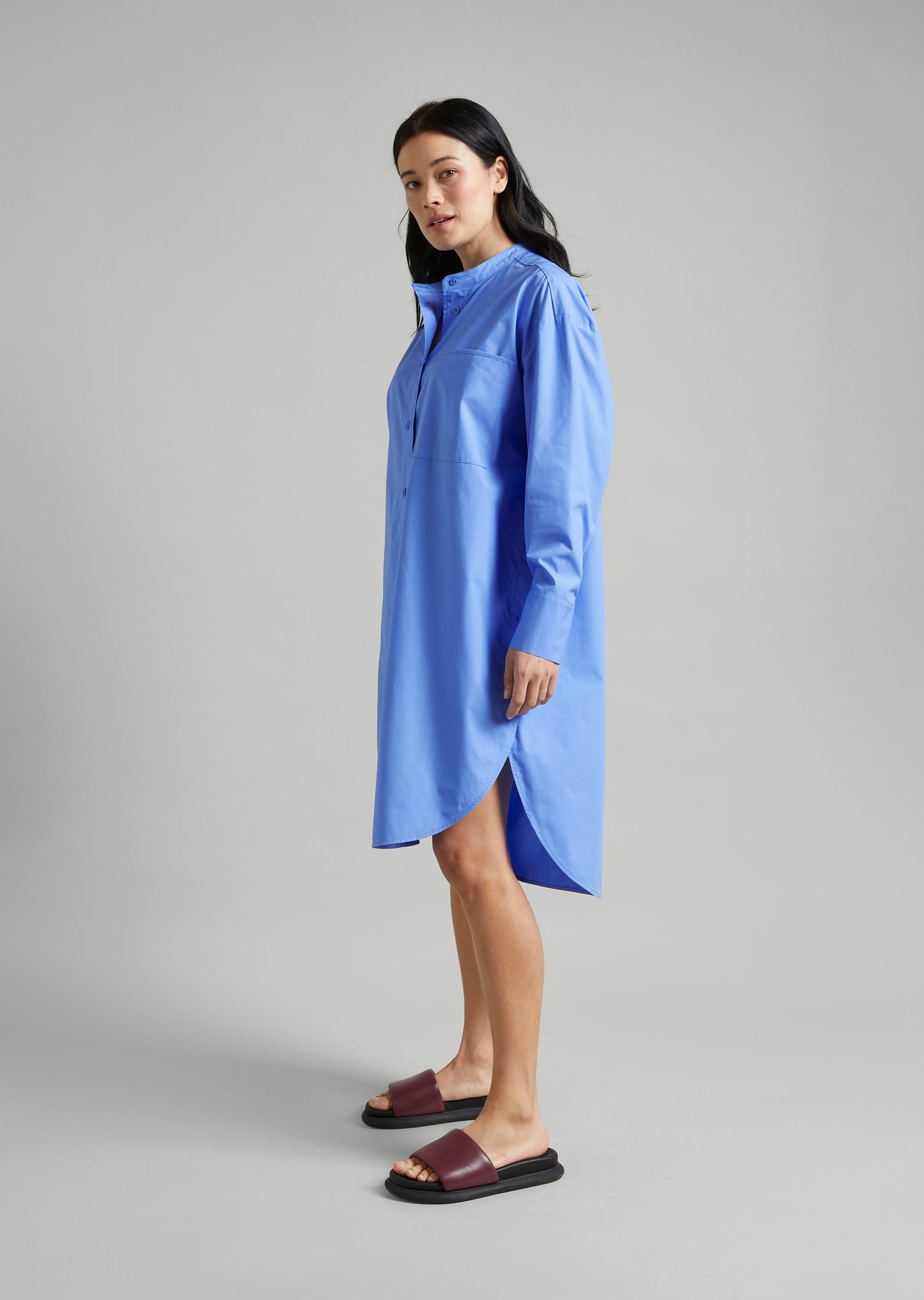 Aura Cotton Shirt Dress