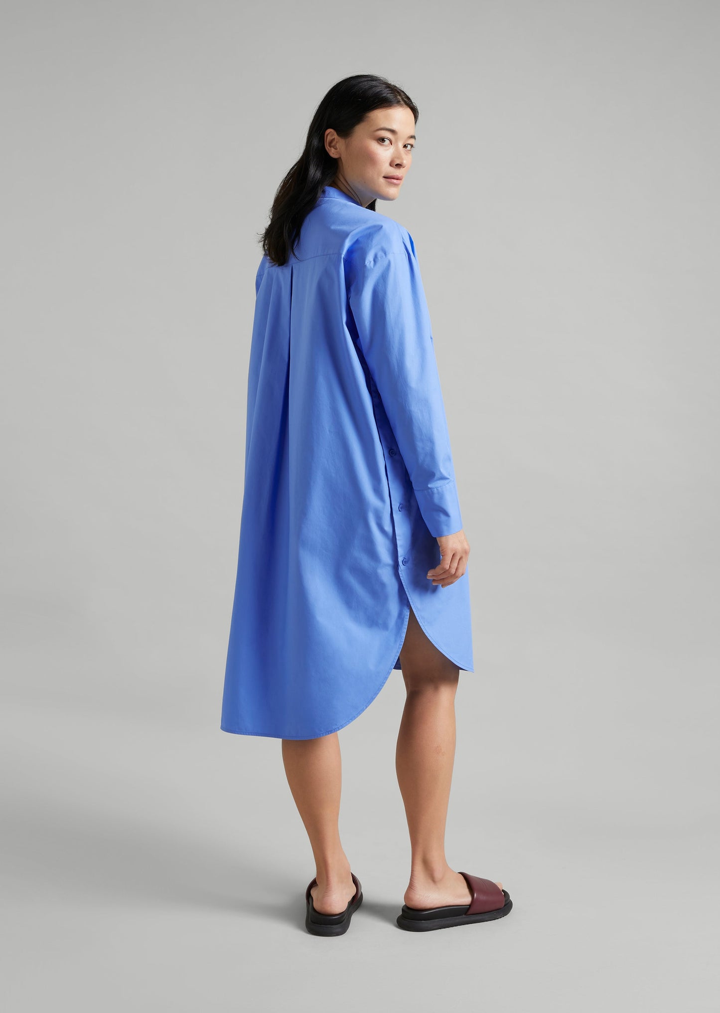 Aura Cotton Shirt Dress