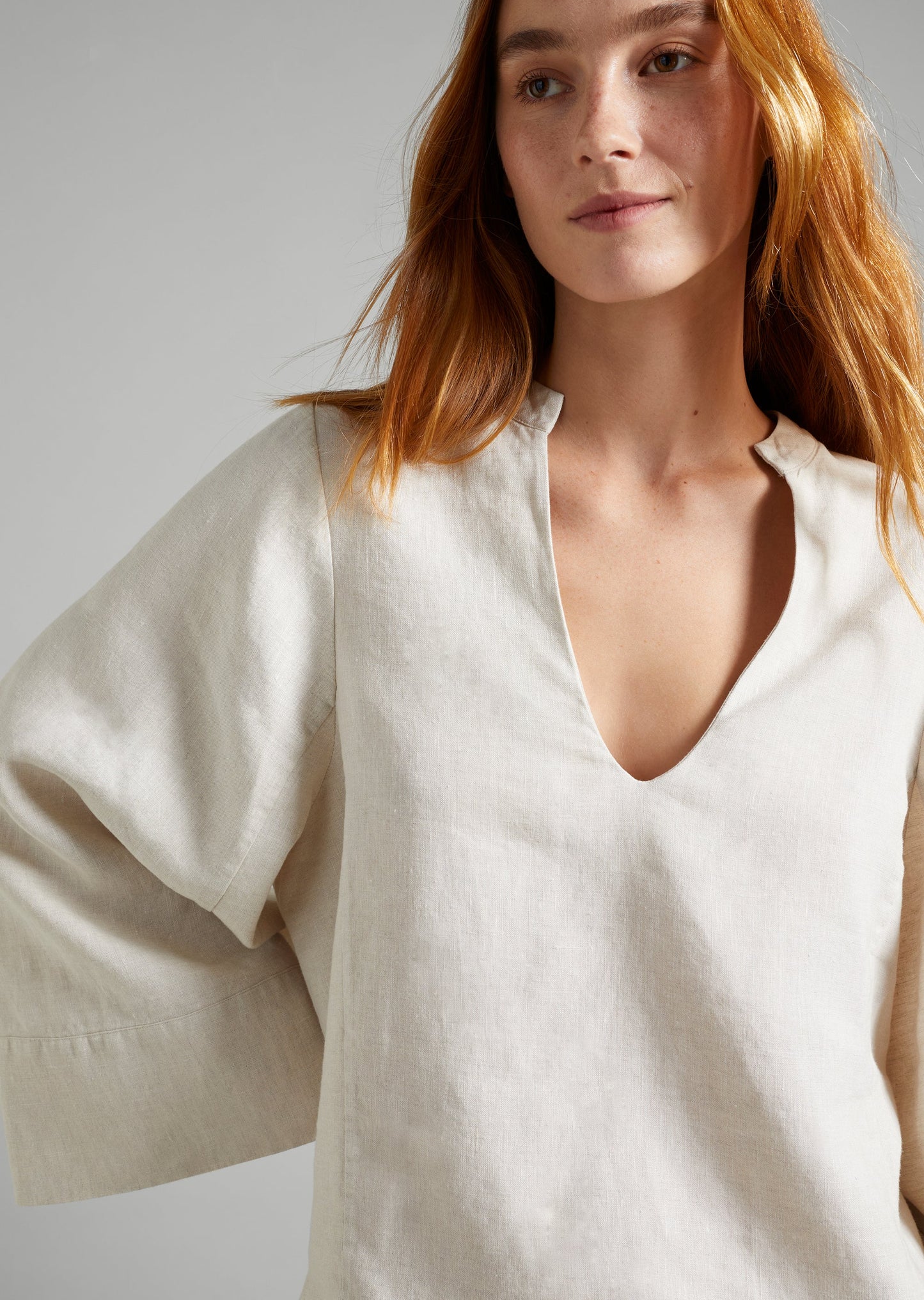 Linen LS Pullover