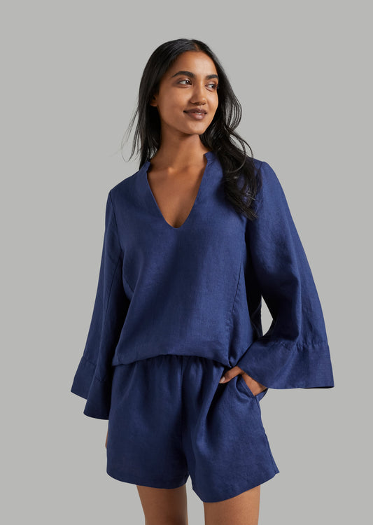 Linen LS Pullover