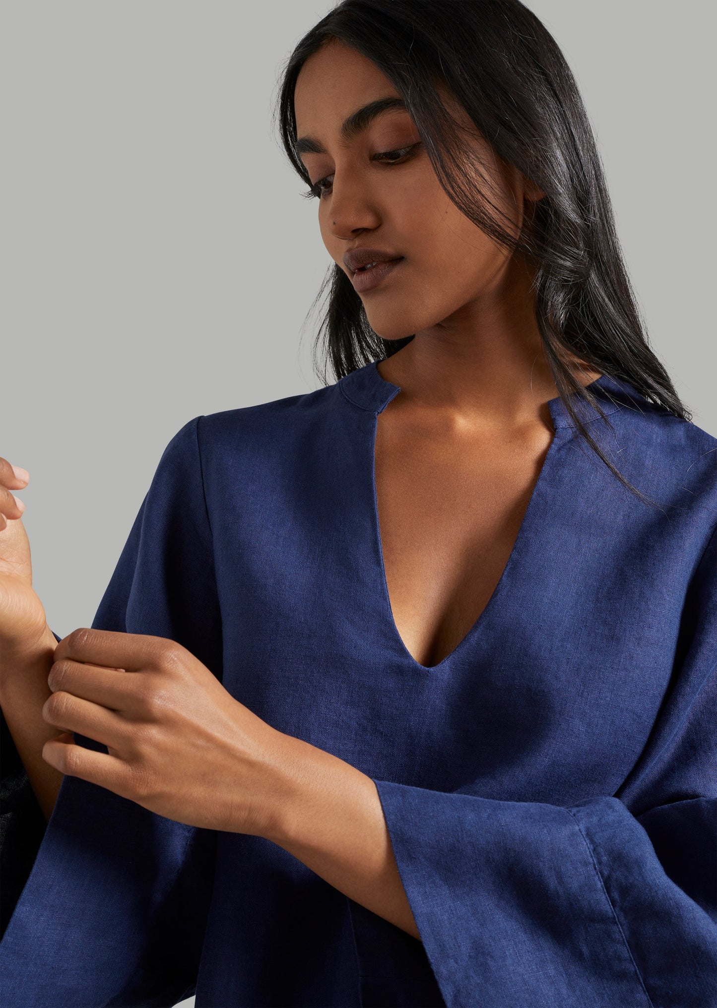 Linen LS Pullover