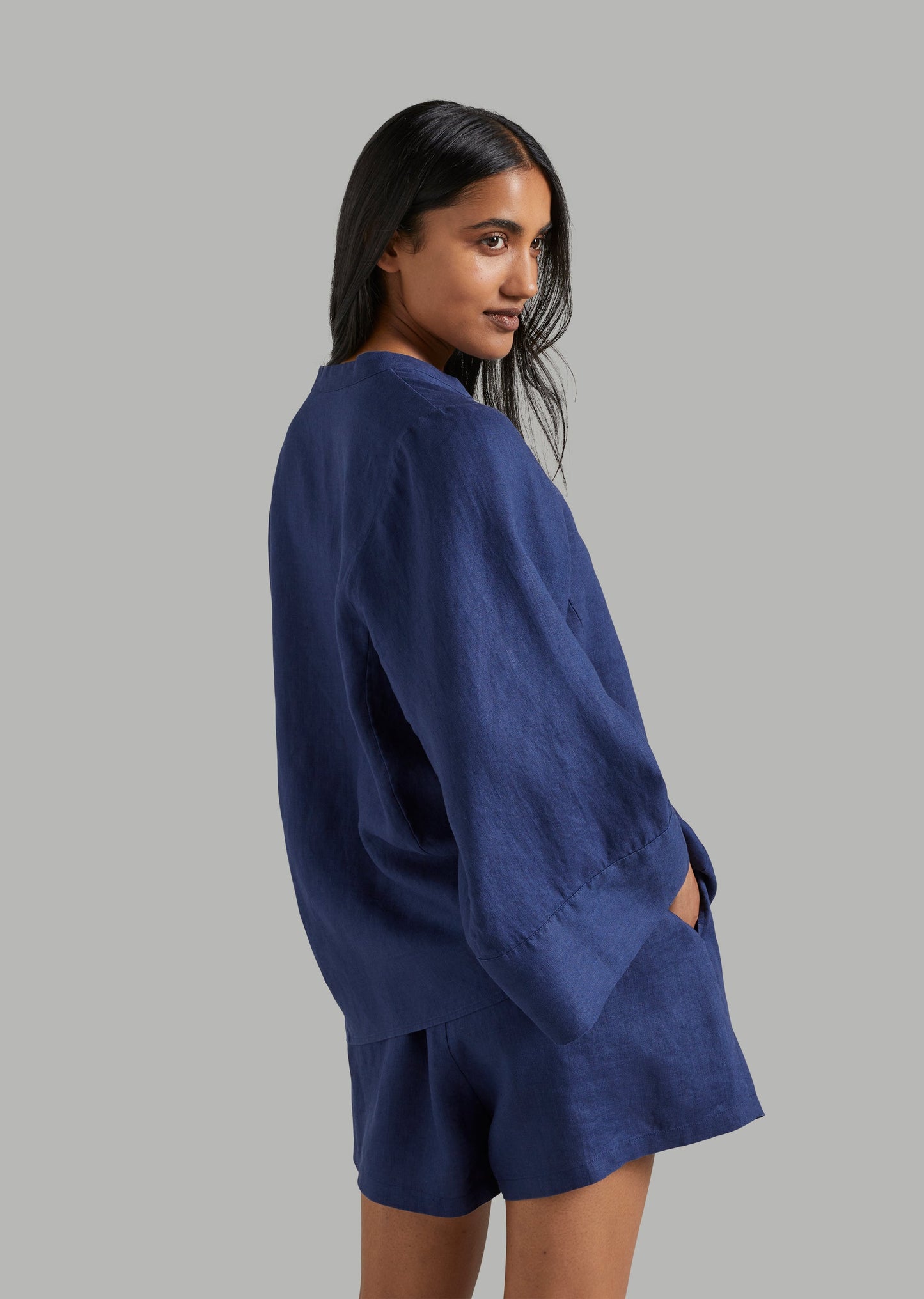 Linen LS Pullover