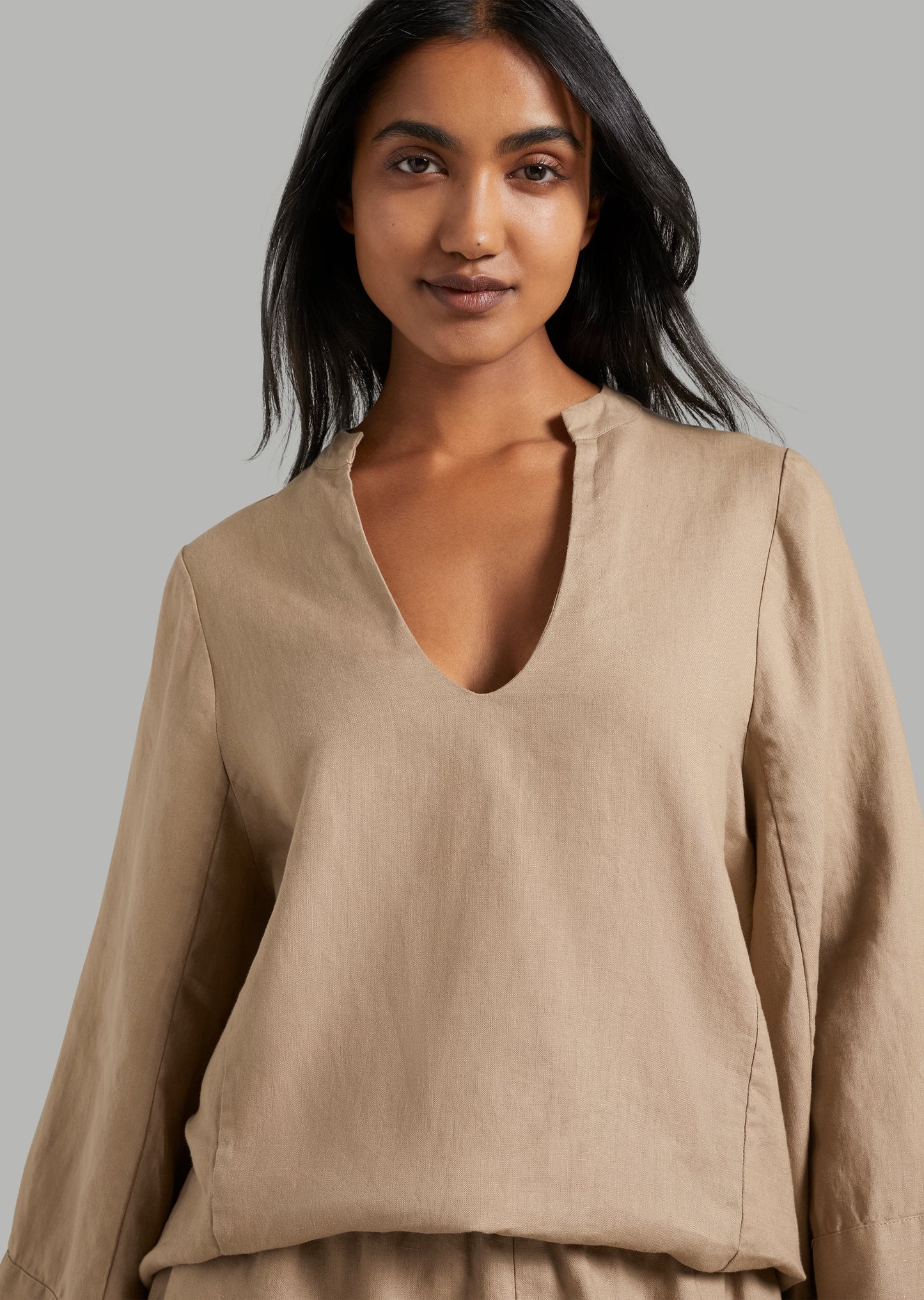Linen LS Pullover