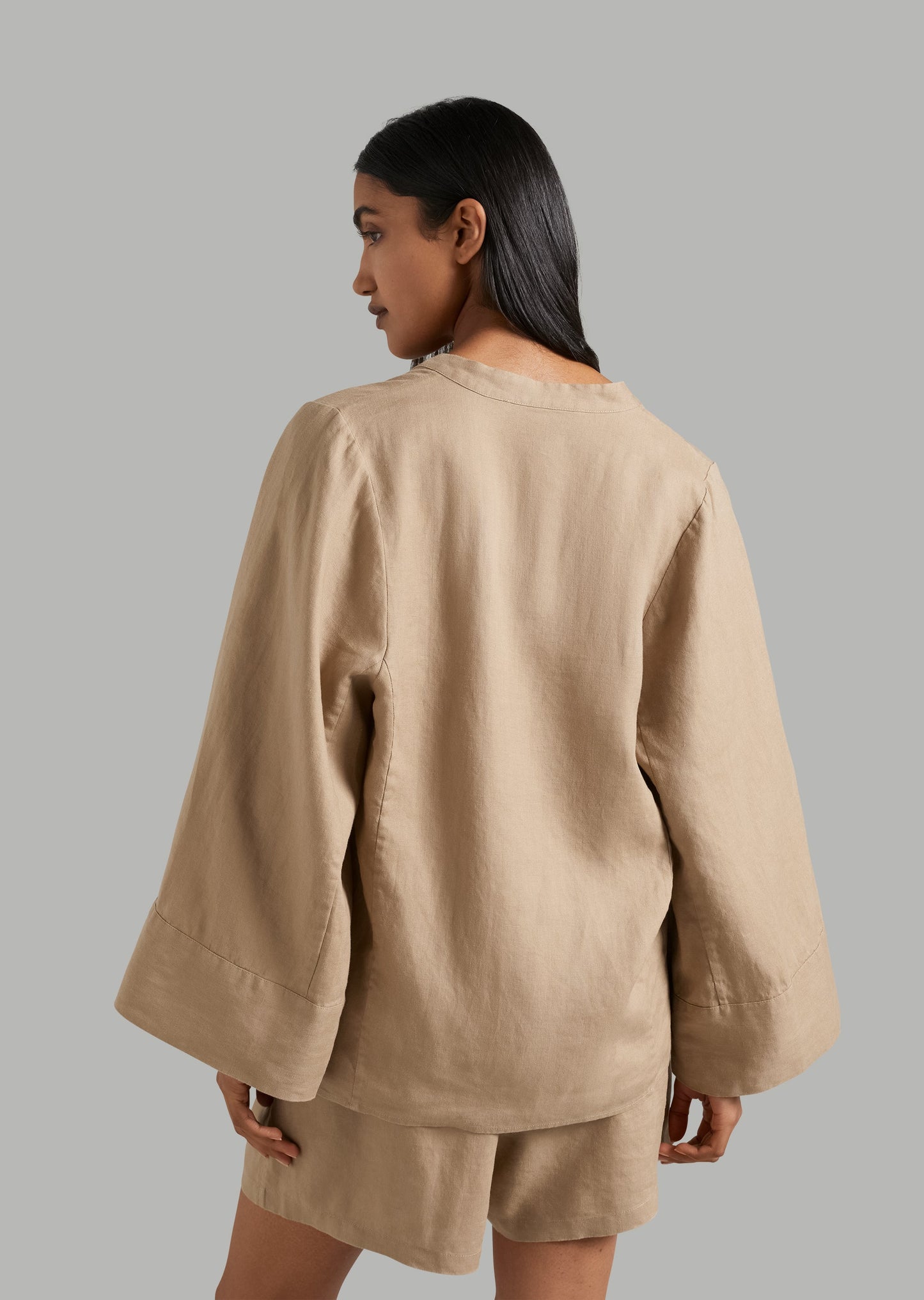 Linen LS Pullover