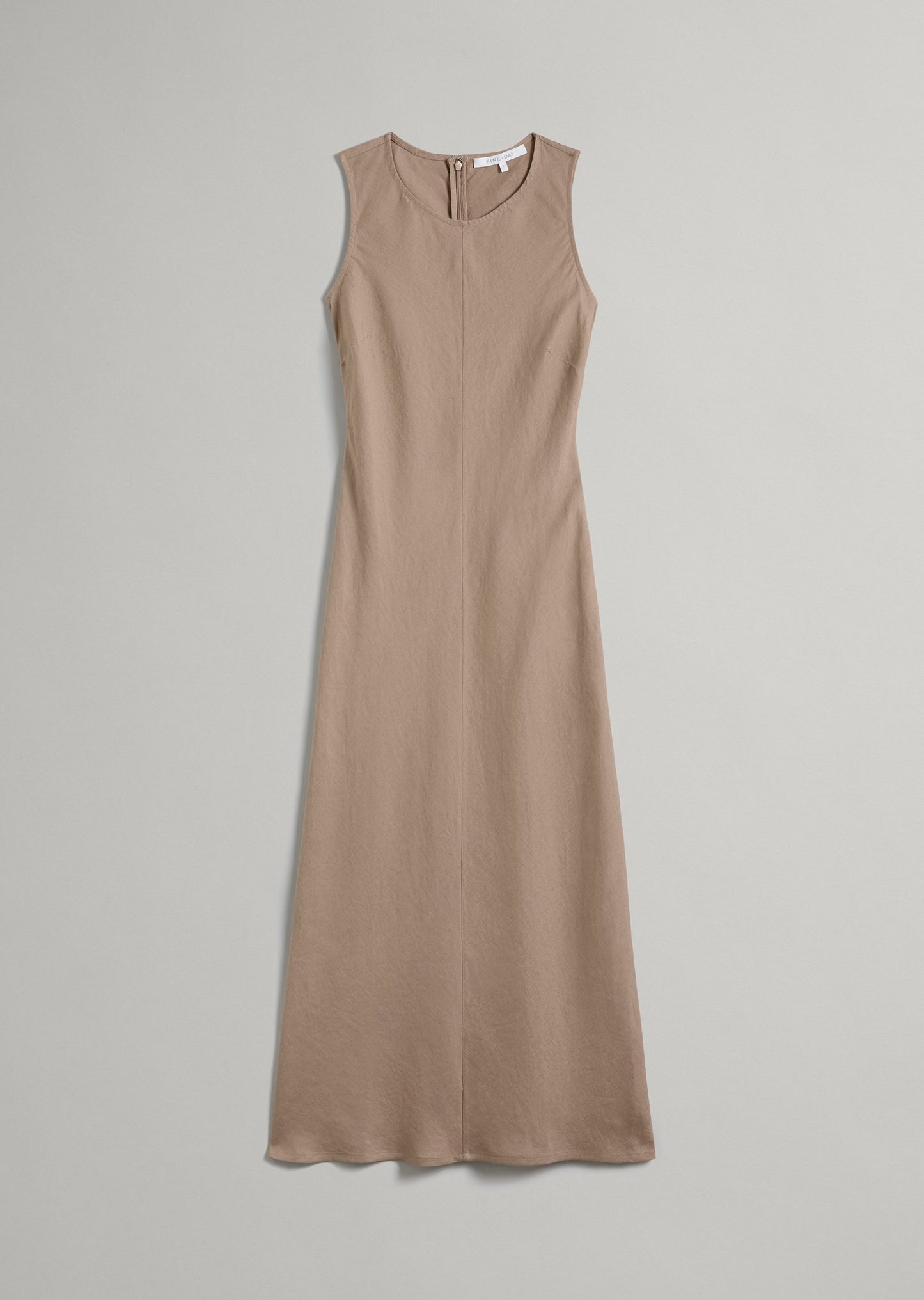 Linen Maxi Swing Dress