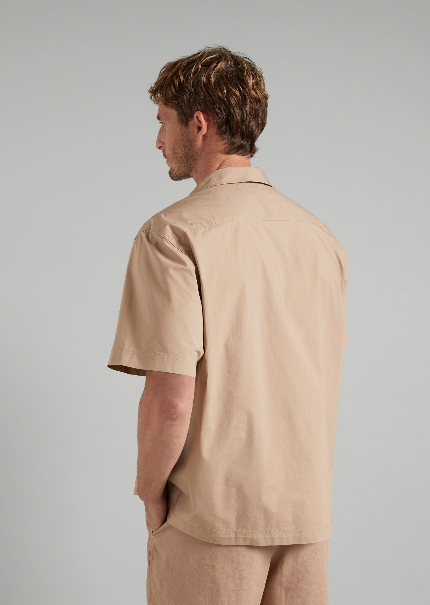 Cotton Poplin SS Shirt