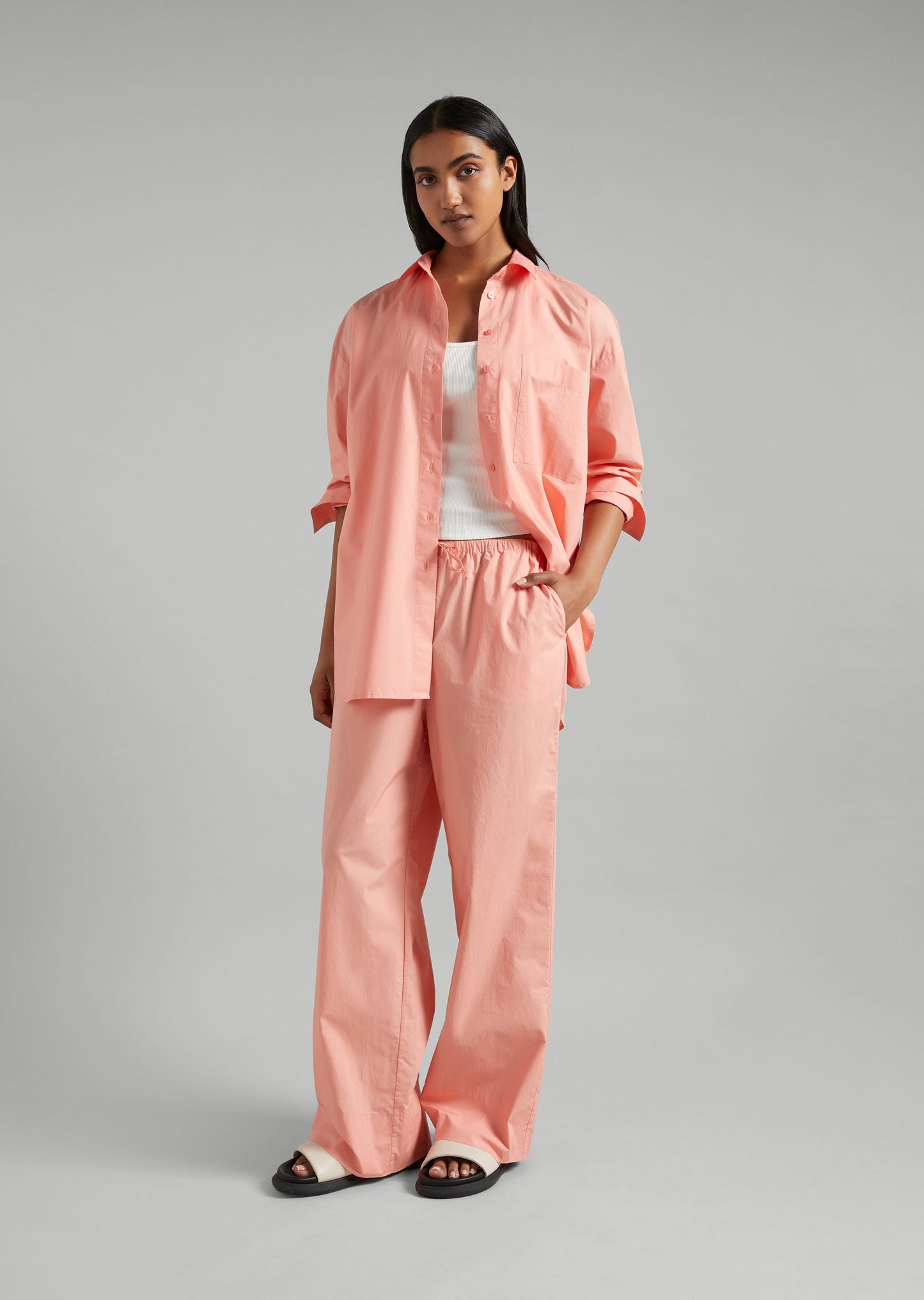 Cotton Poplin LS Shirt