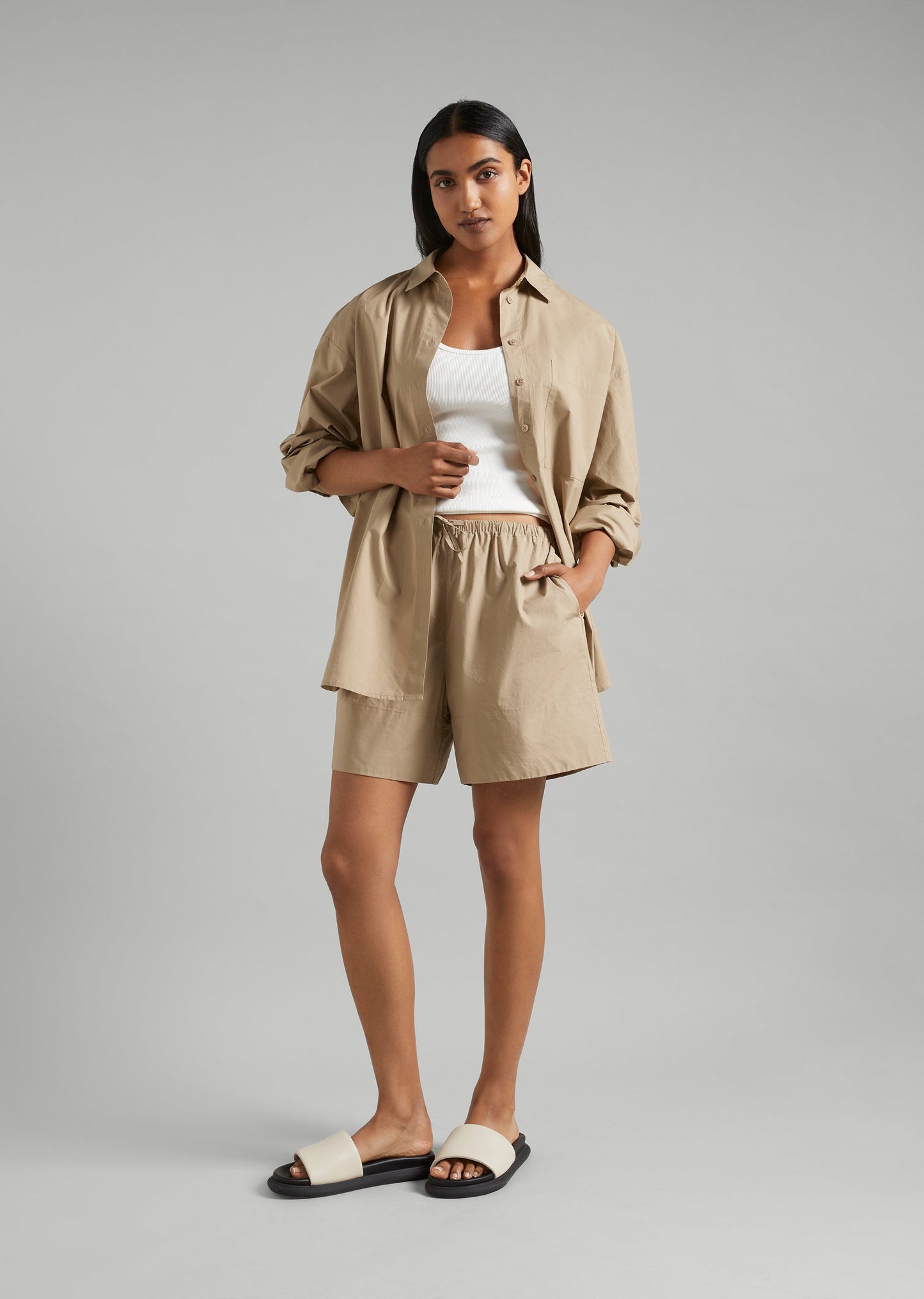 Cotton Poplin Short