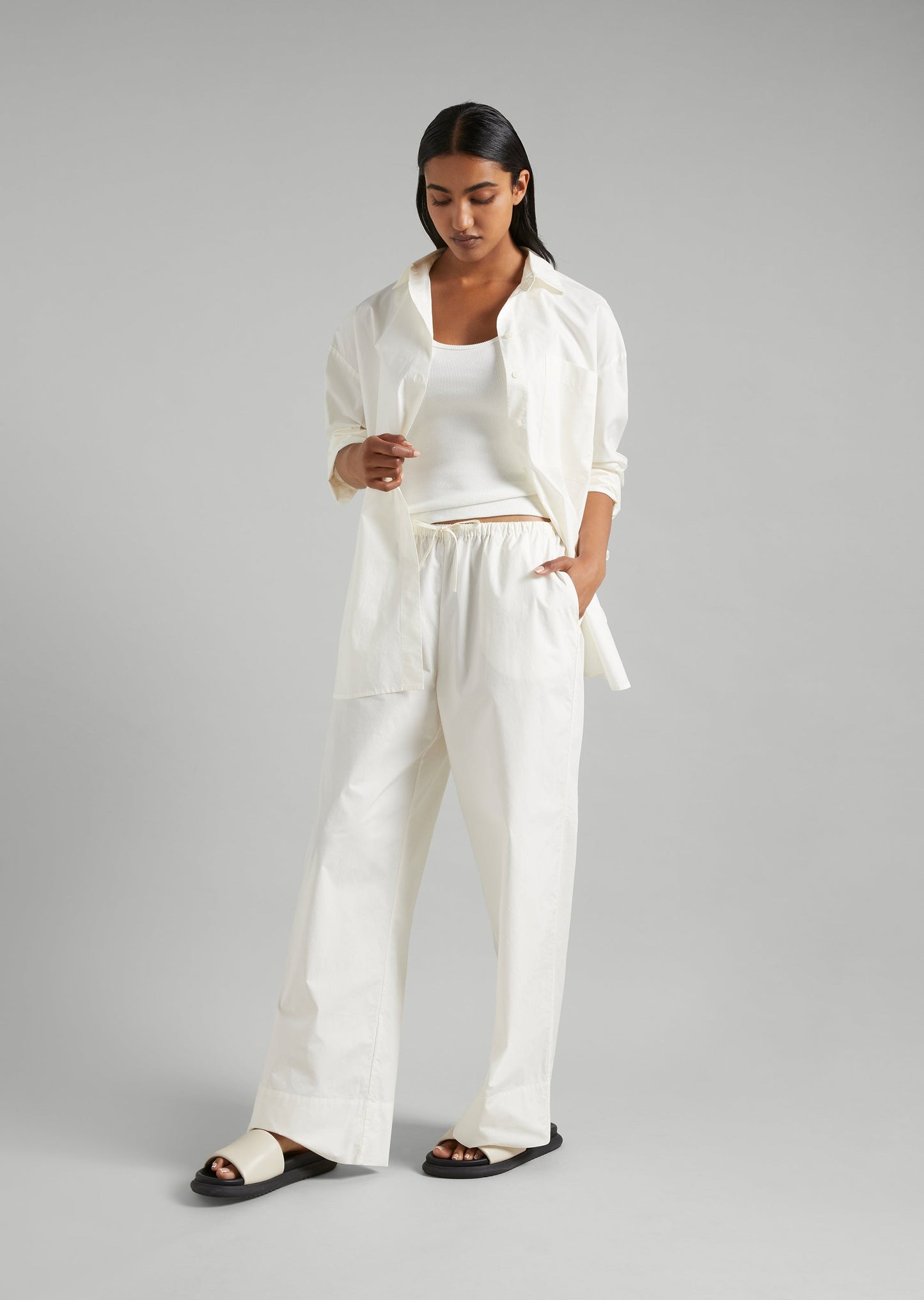 Cotton Poplin Pant