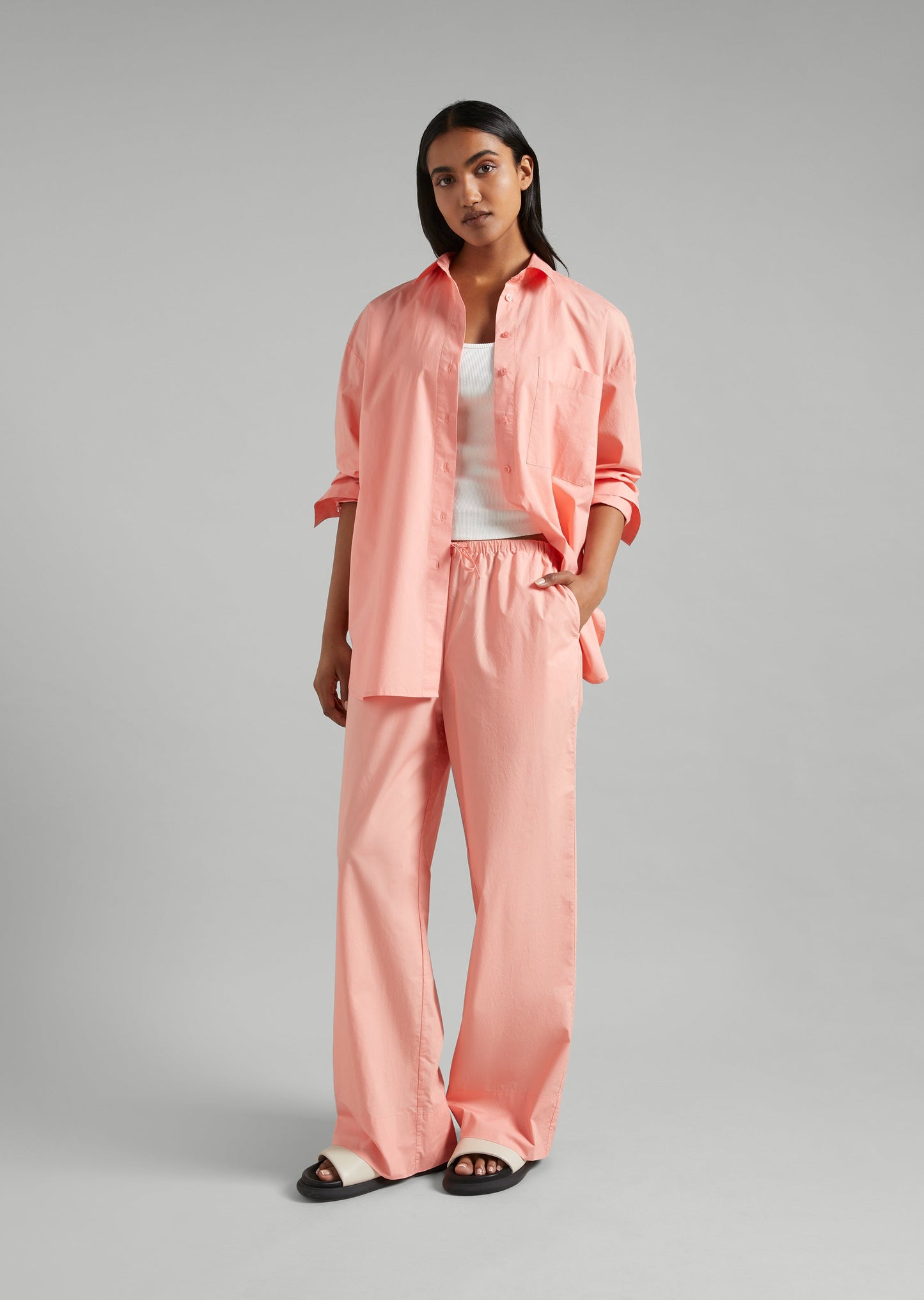 Cotton Poplin Pant