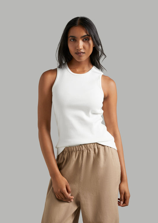 Essentials High Neck Rib Tank