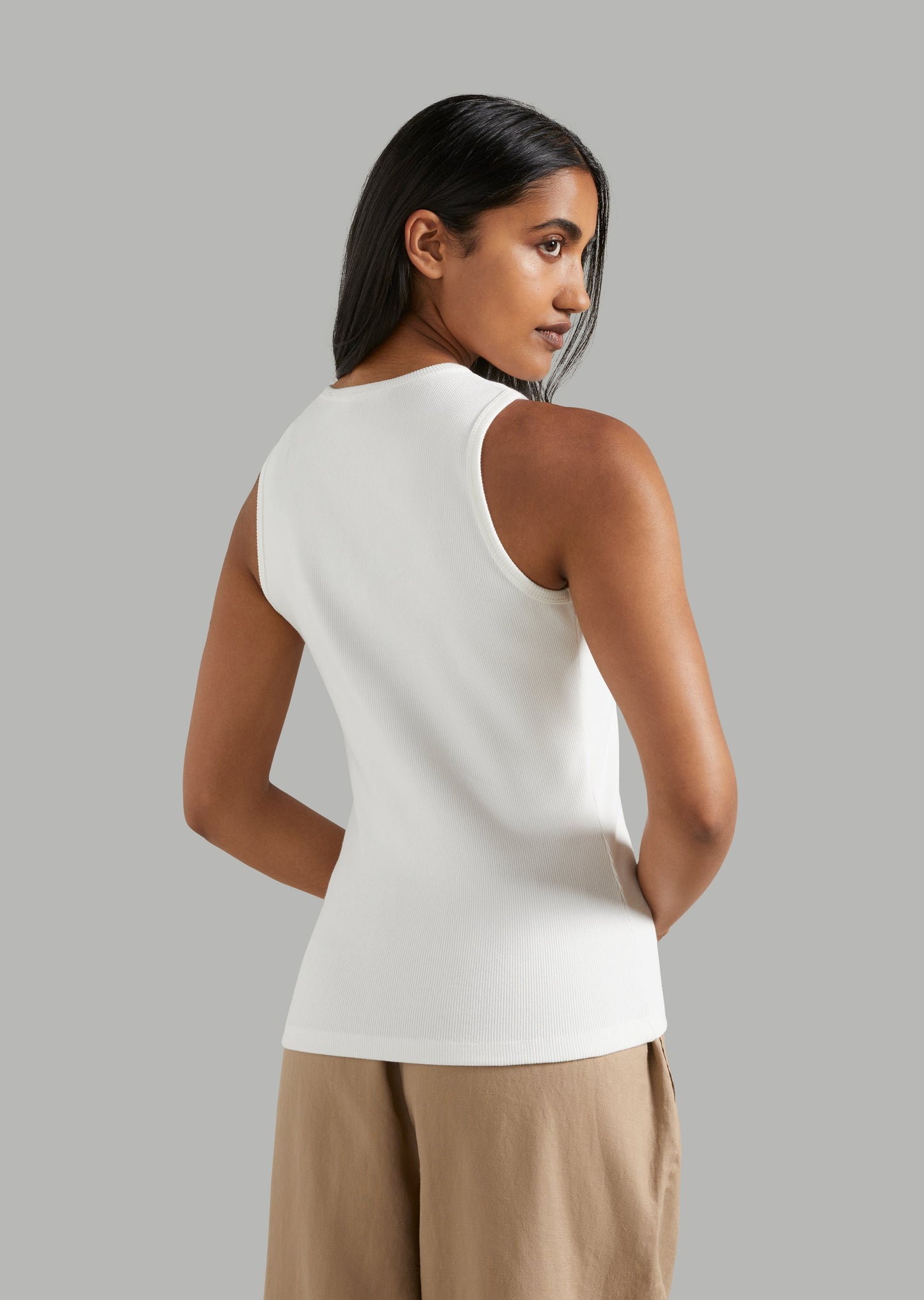 Essentials High Neck Rib Tank