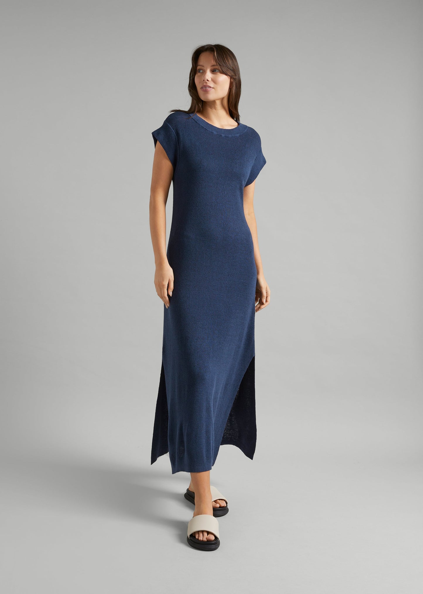 Linen Knit Tank Dress