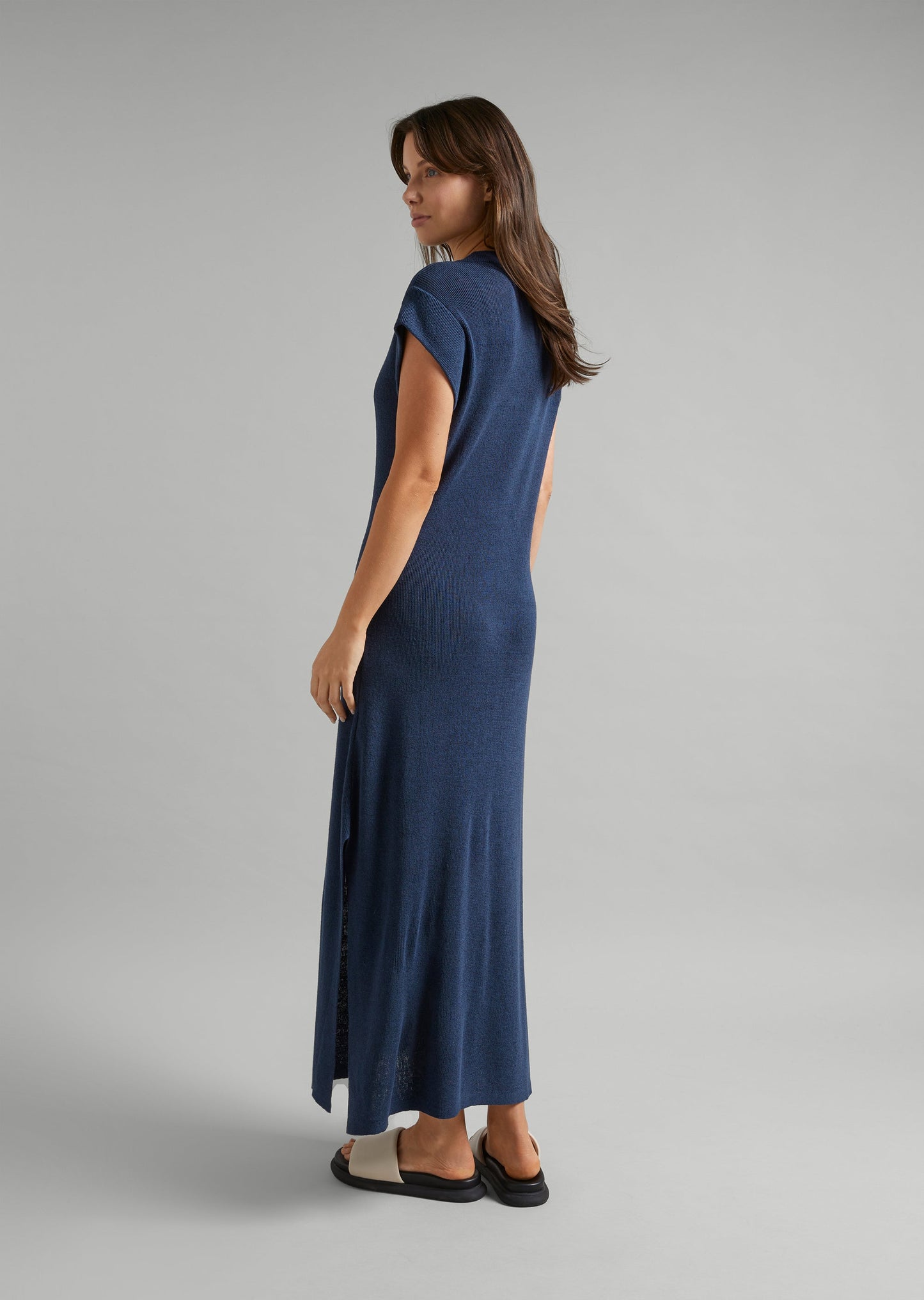 Linen Knit Tank Dress