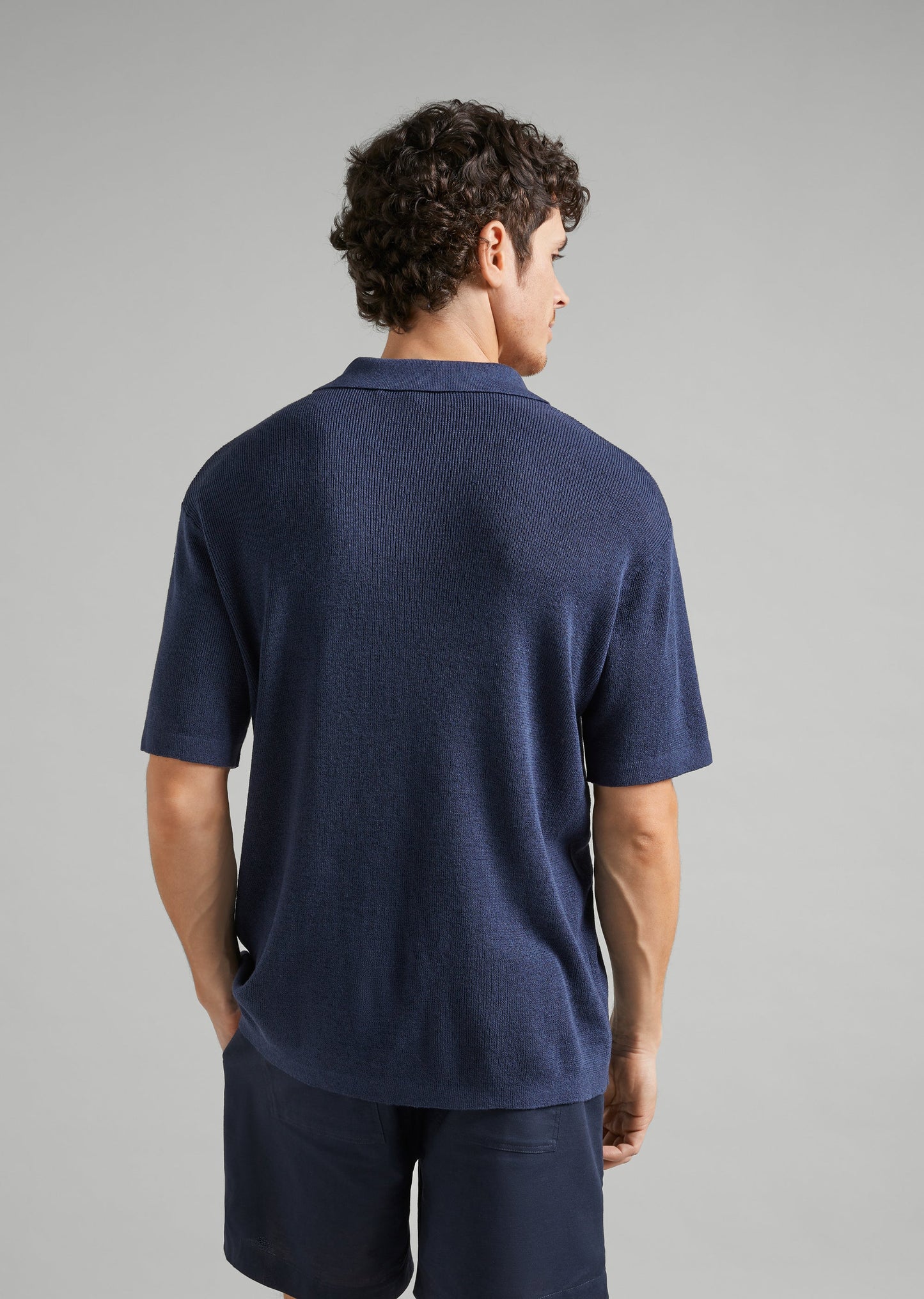 Linen Knit Polo