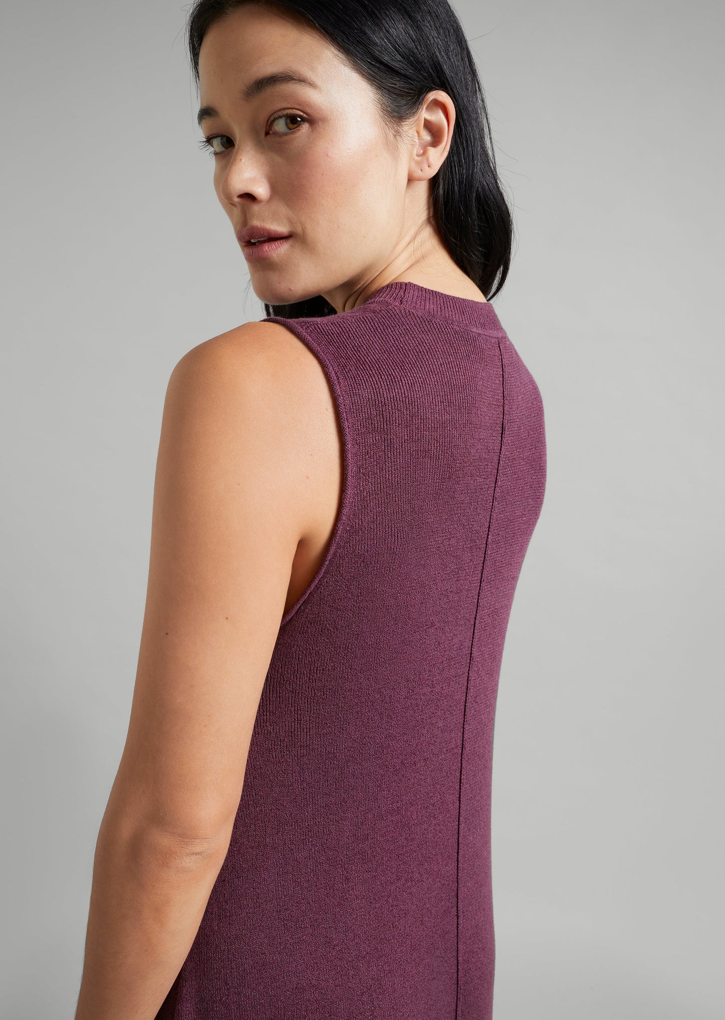 Linen Knit Tank Dress