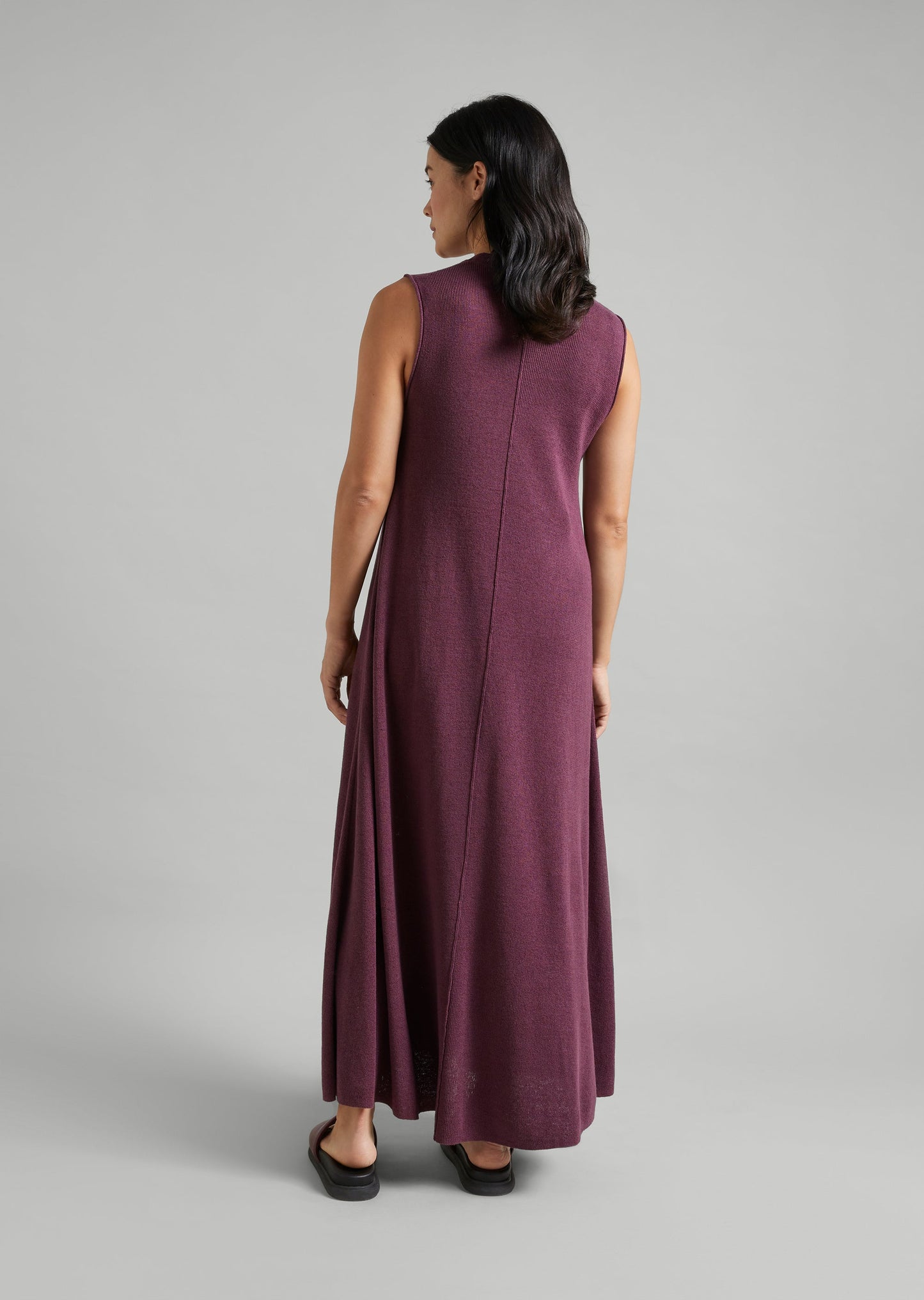 Linen Knit Tank Dress