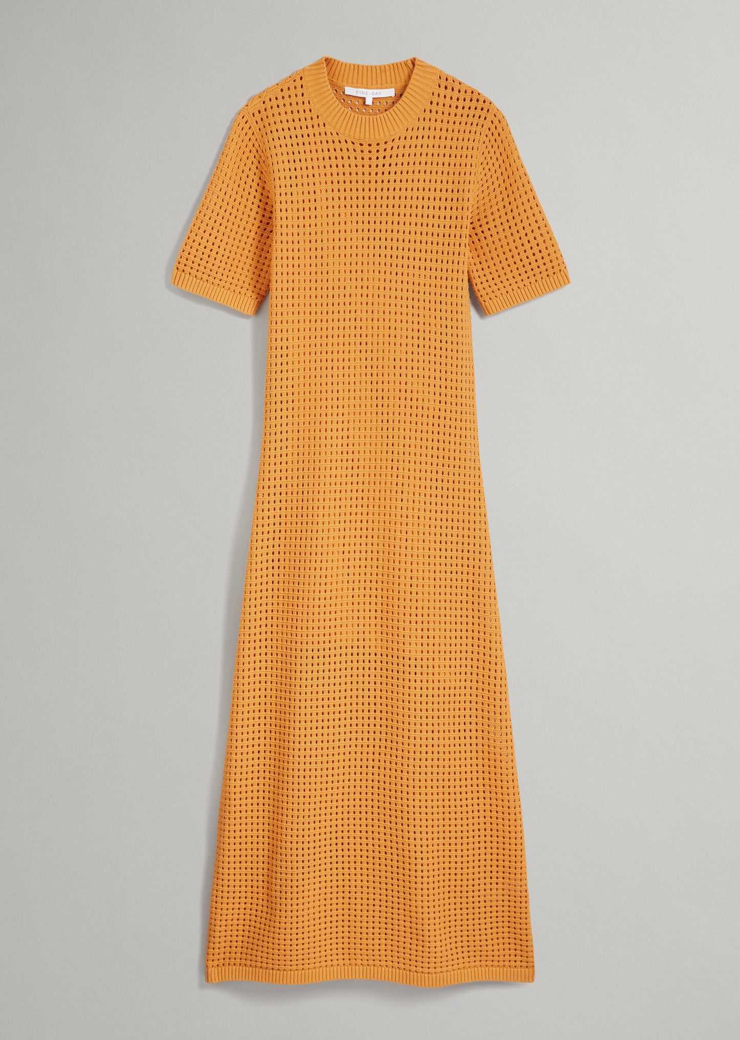 Pointelle Knit Dress