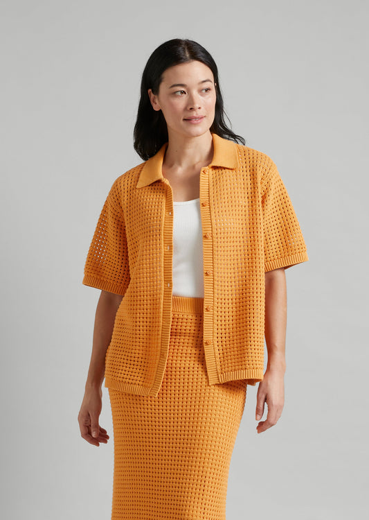 Pointelle Knit Shirt