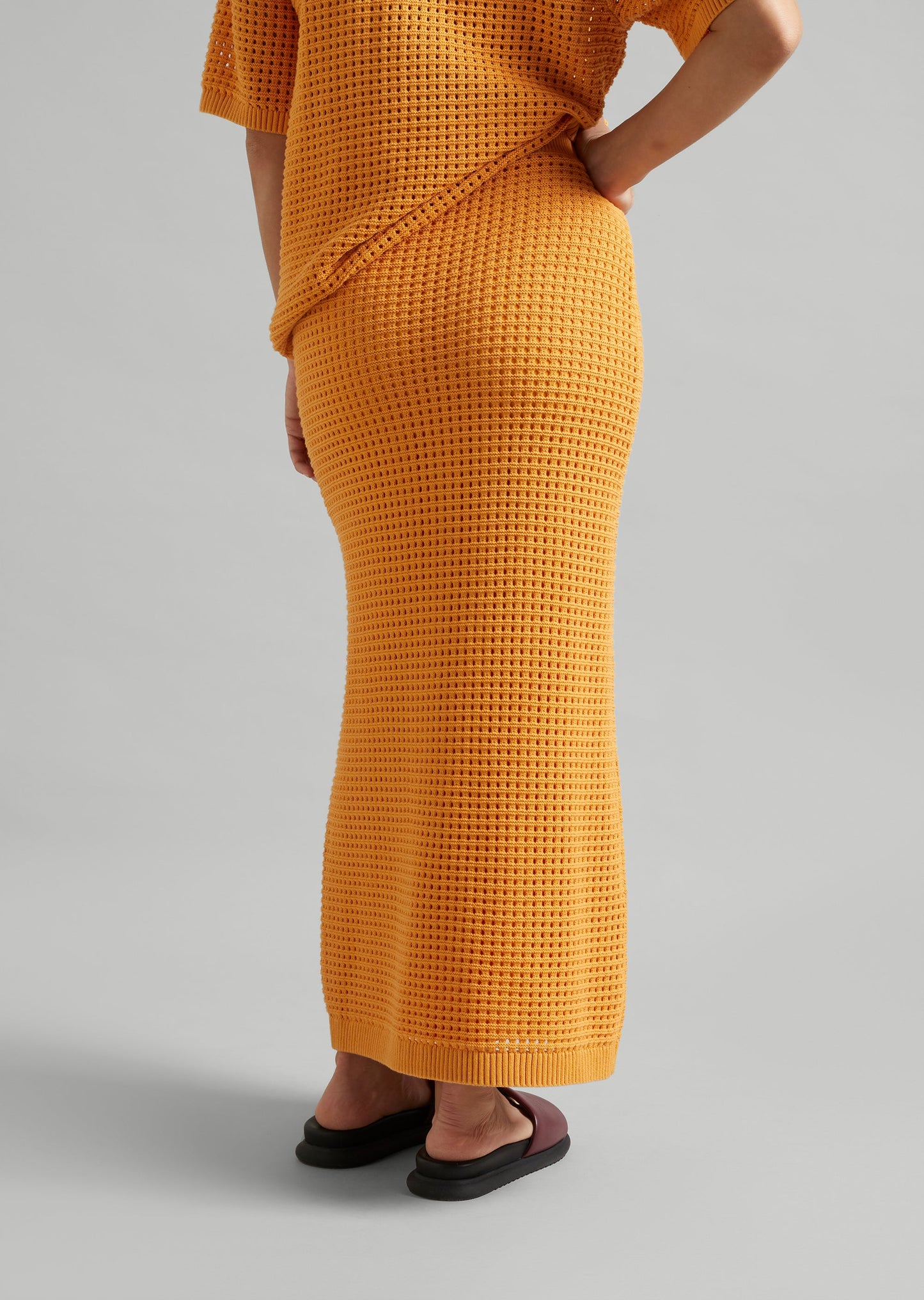 Pointelle Knit Skirt
