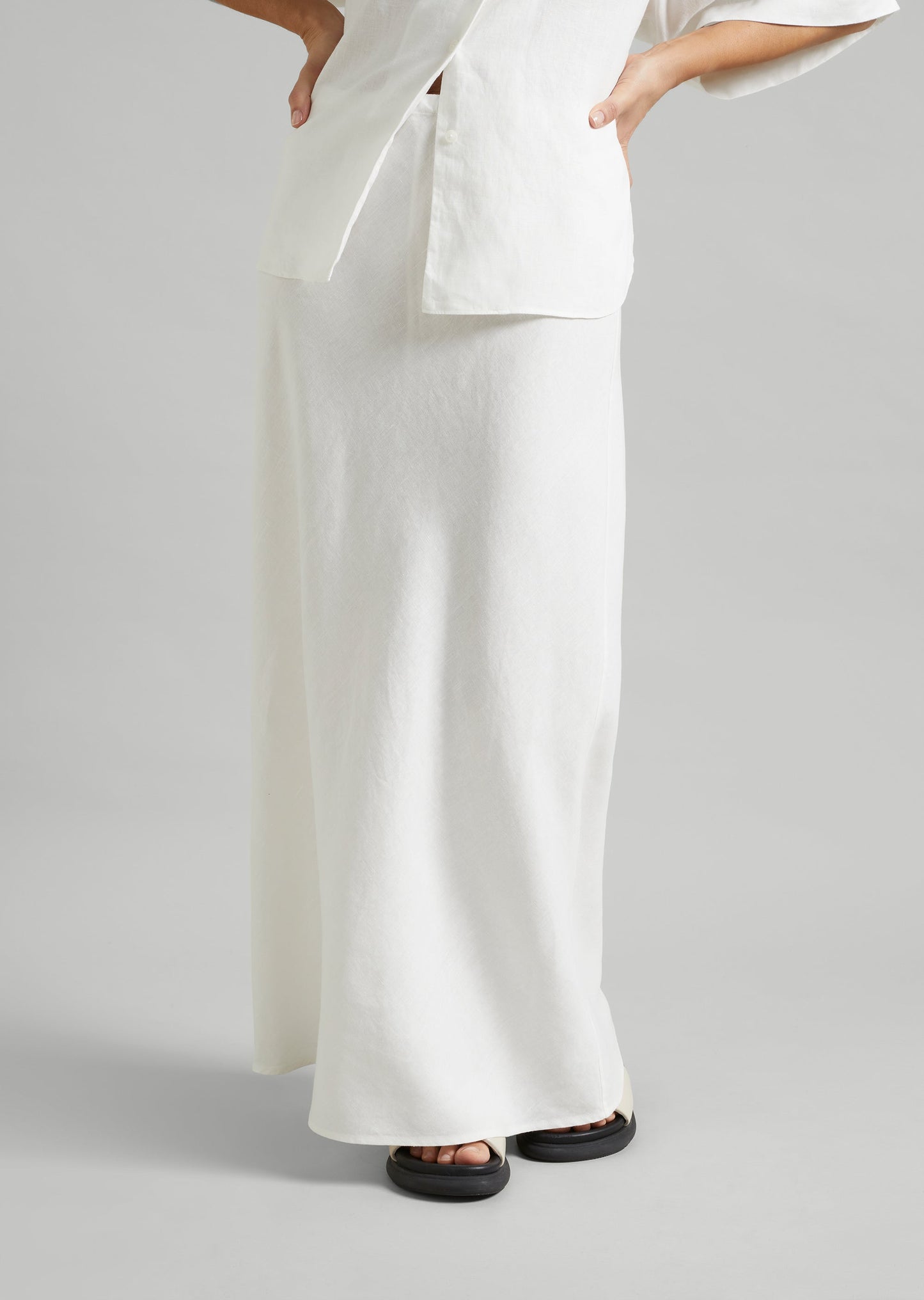 Linen Maxi Skirt