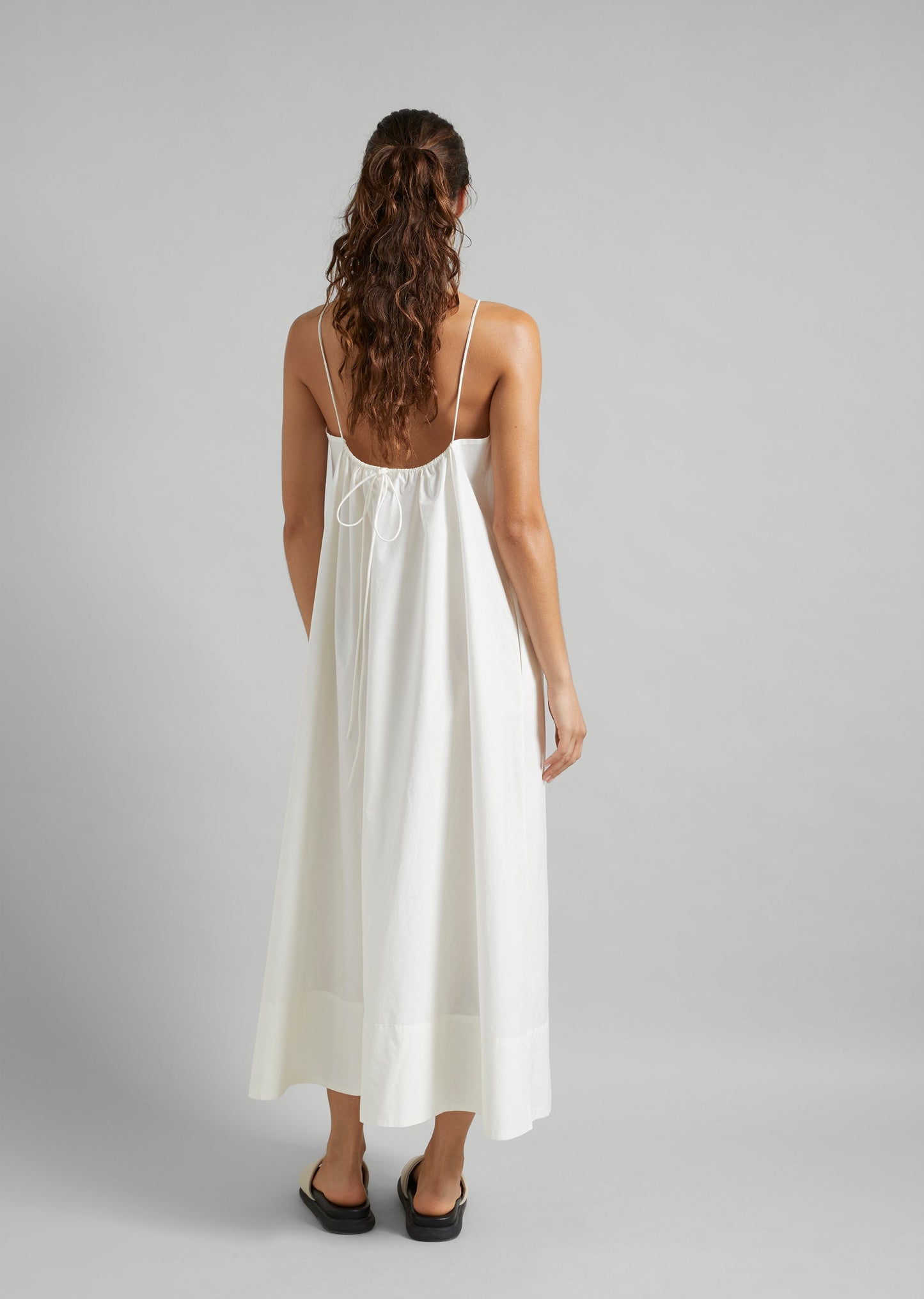 Cotton Poplin Maxi Dress