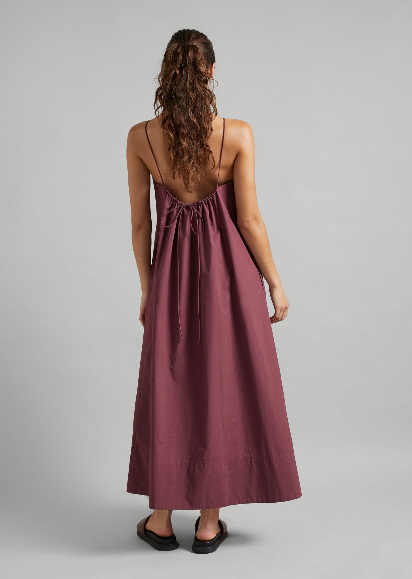 Cotton Poplin Maxi Dress