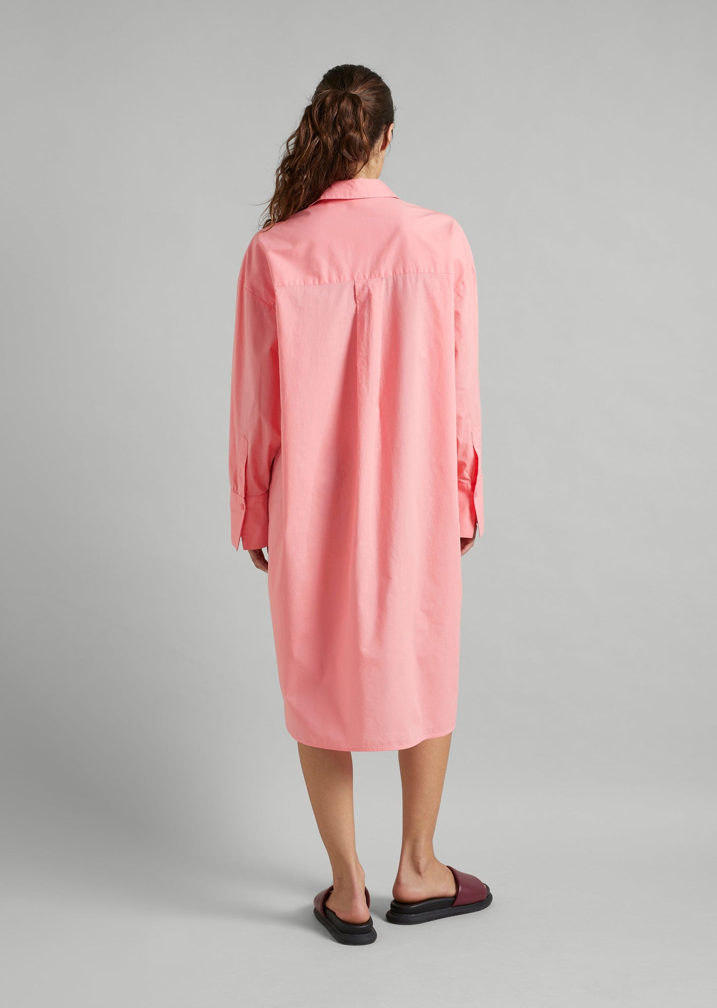 Cotton Lawn Shirt Dress