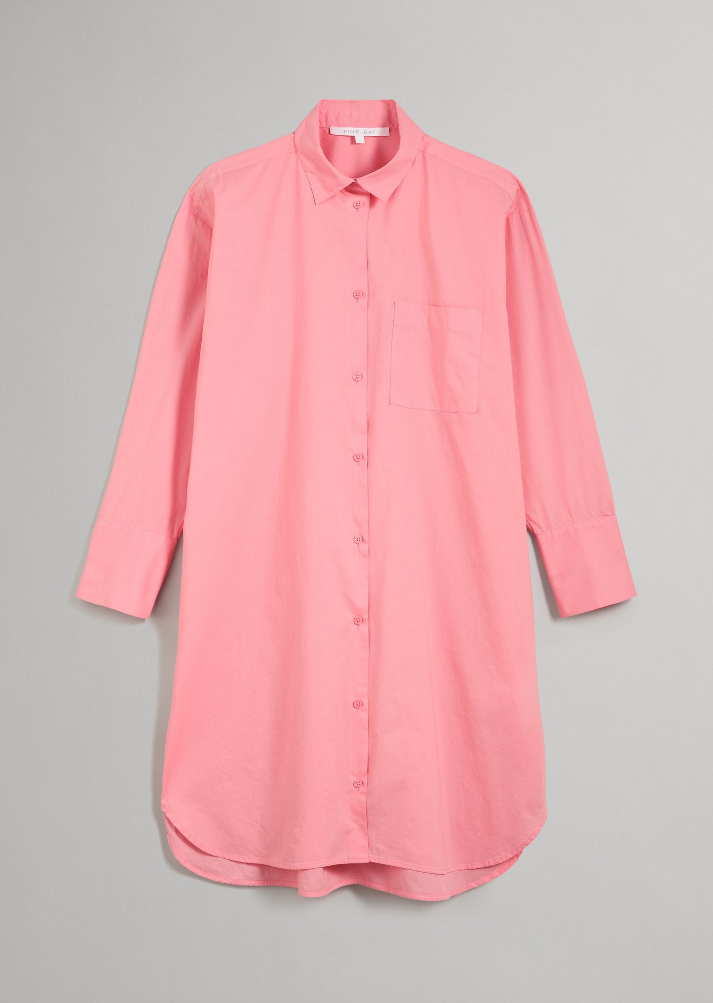 Cotton Lawn Shirt Dress