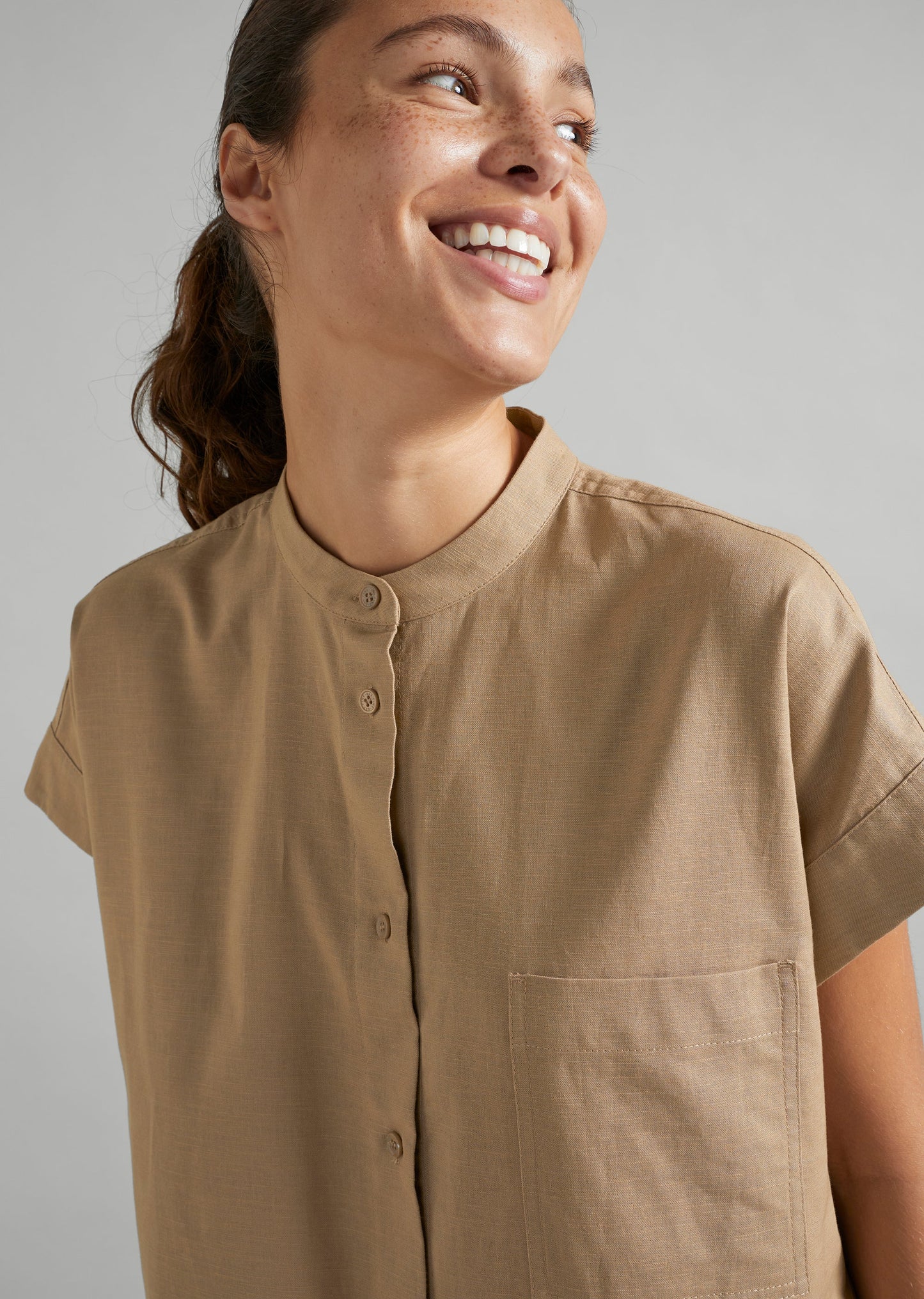 Button Thru Shirt Dress