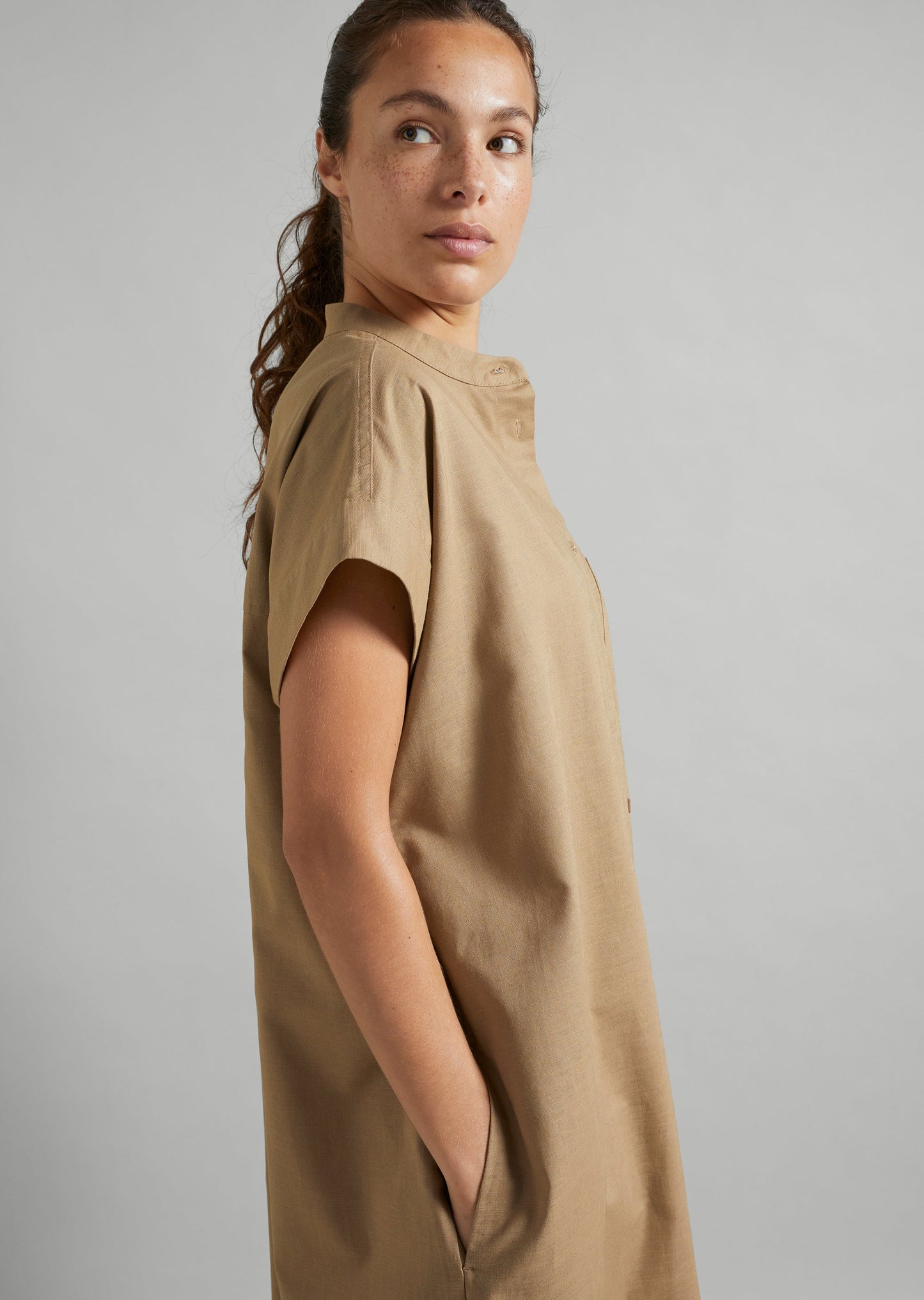 Button Thru Shirt Dress