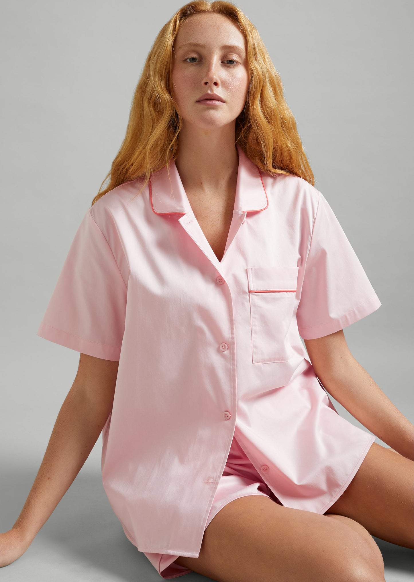 Piped PJ Shirt