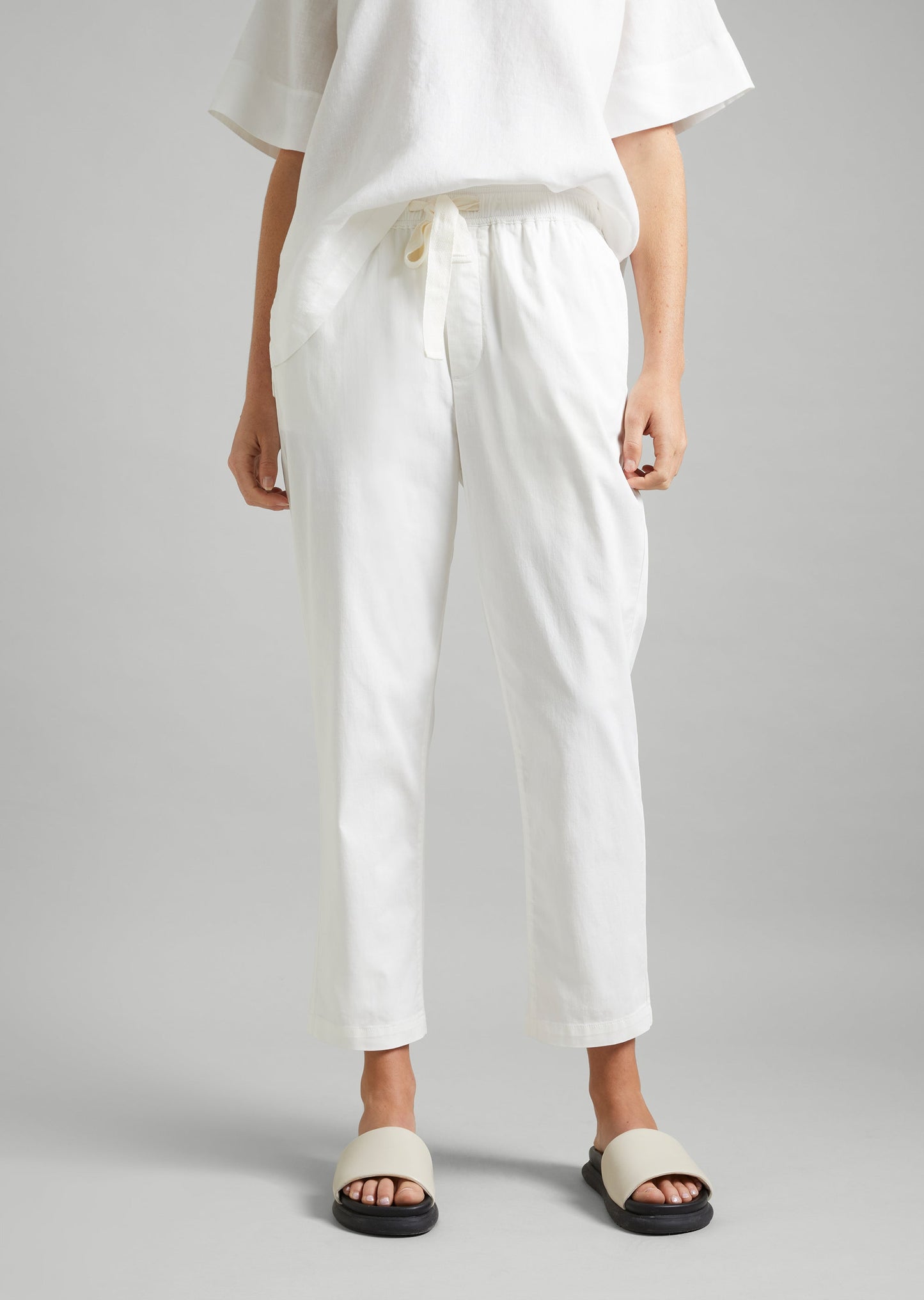 Cotton Drawcord Pant
