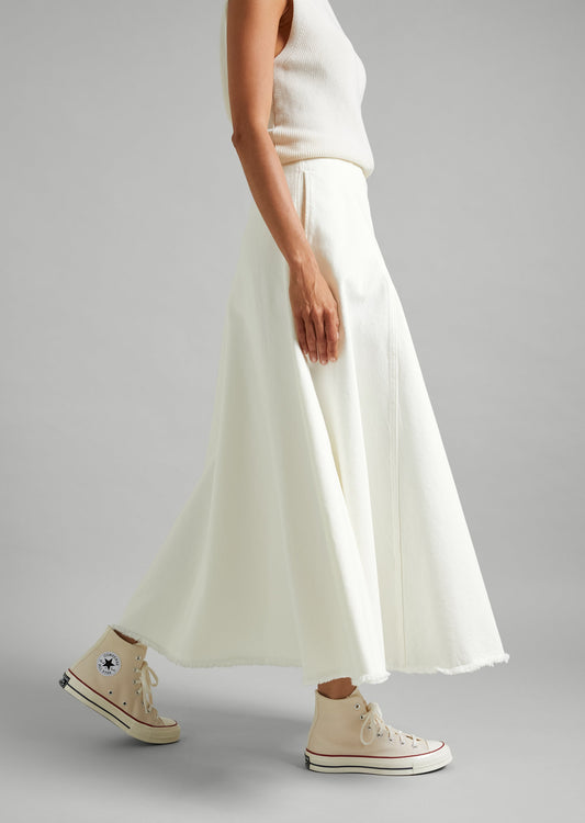 Denim Swing Skirt