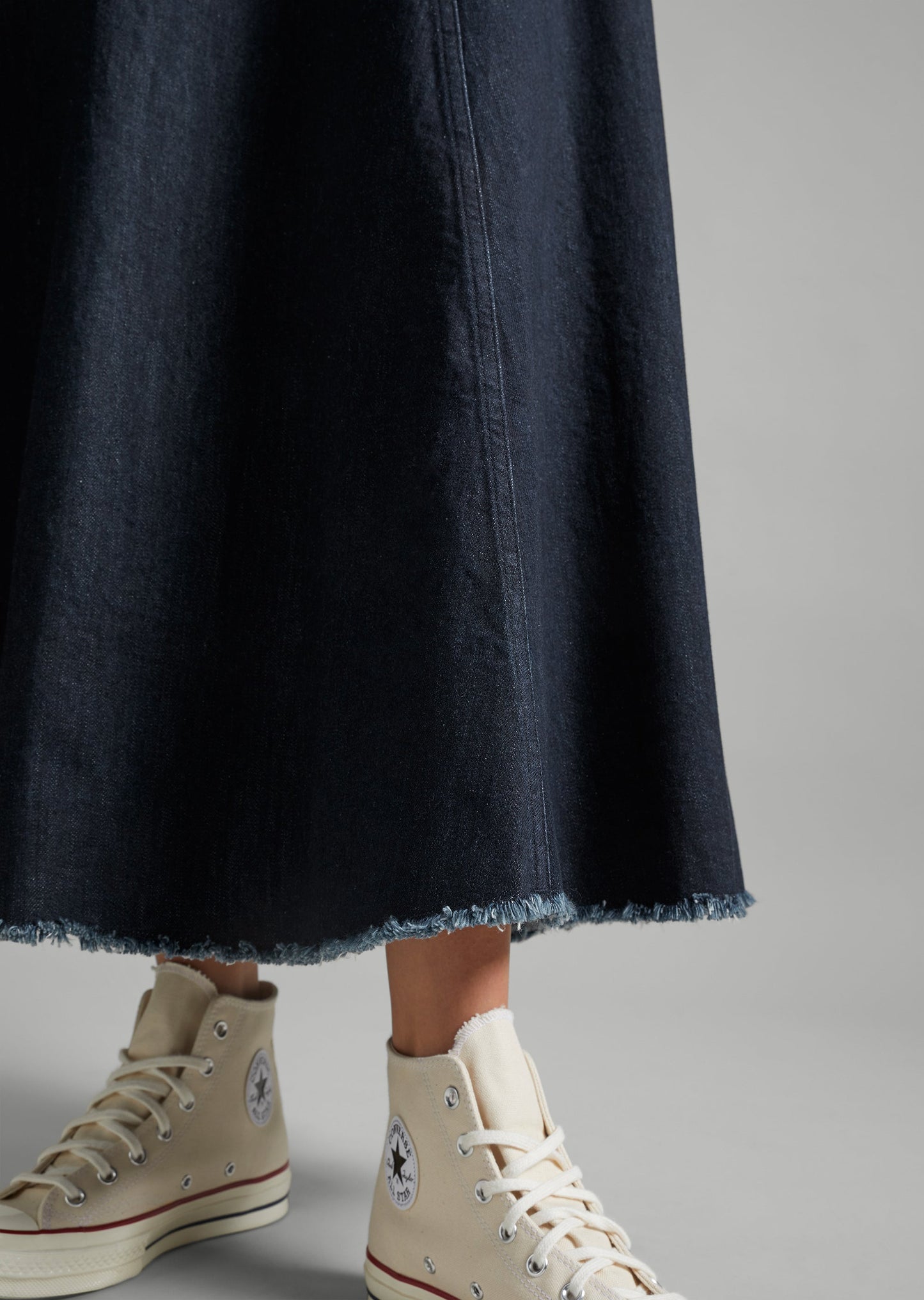Denim Swing Skirt