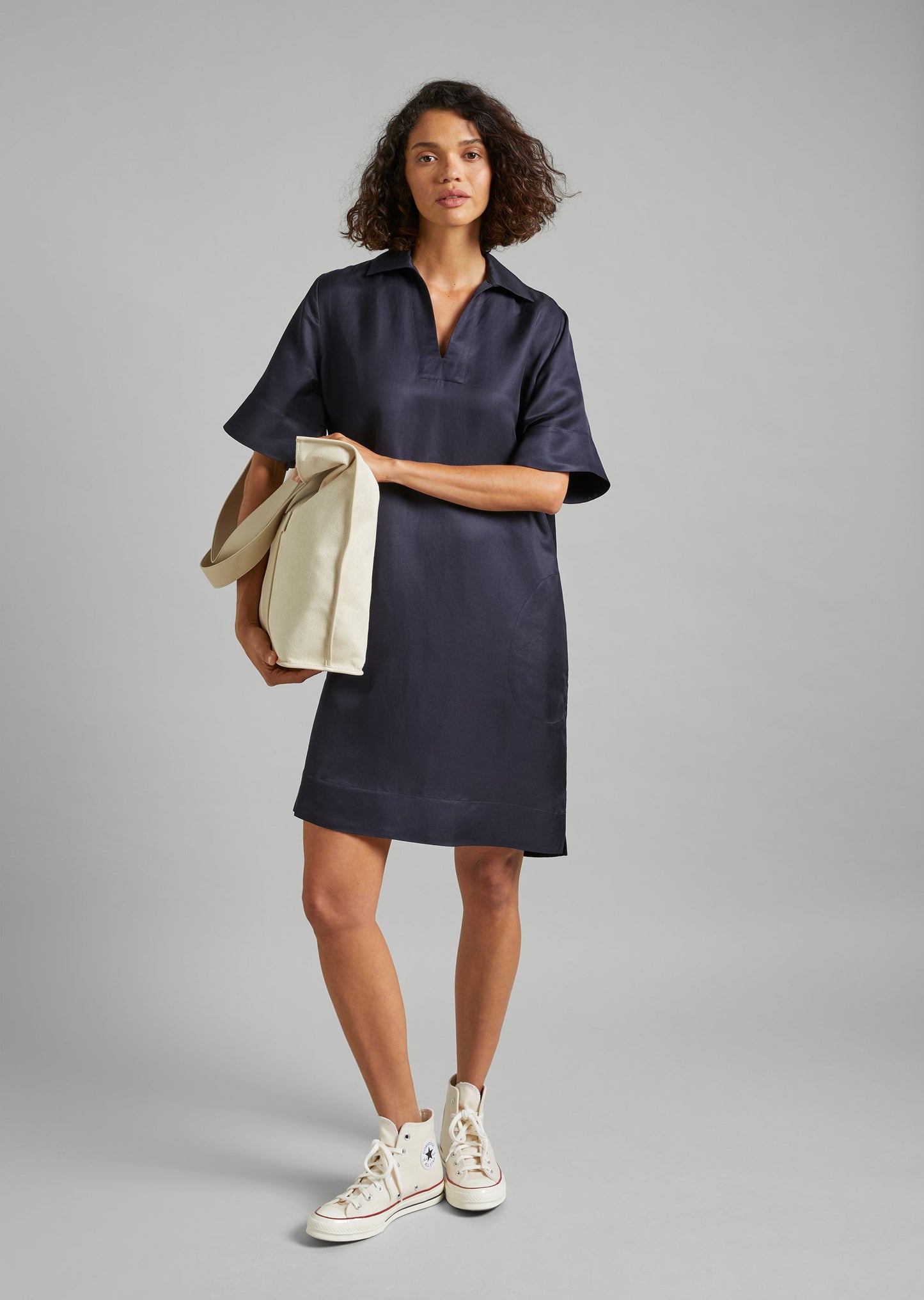Relaxed Popover Dress