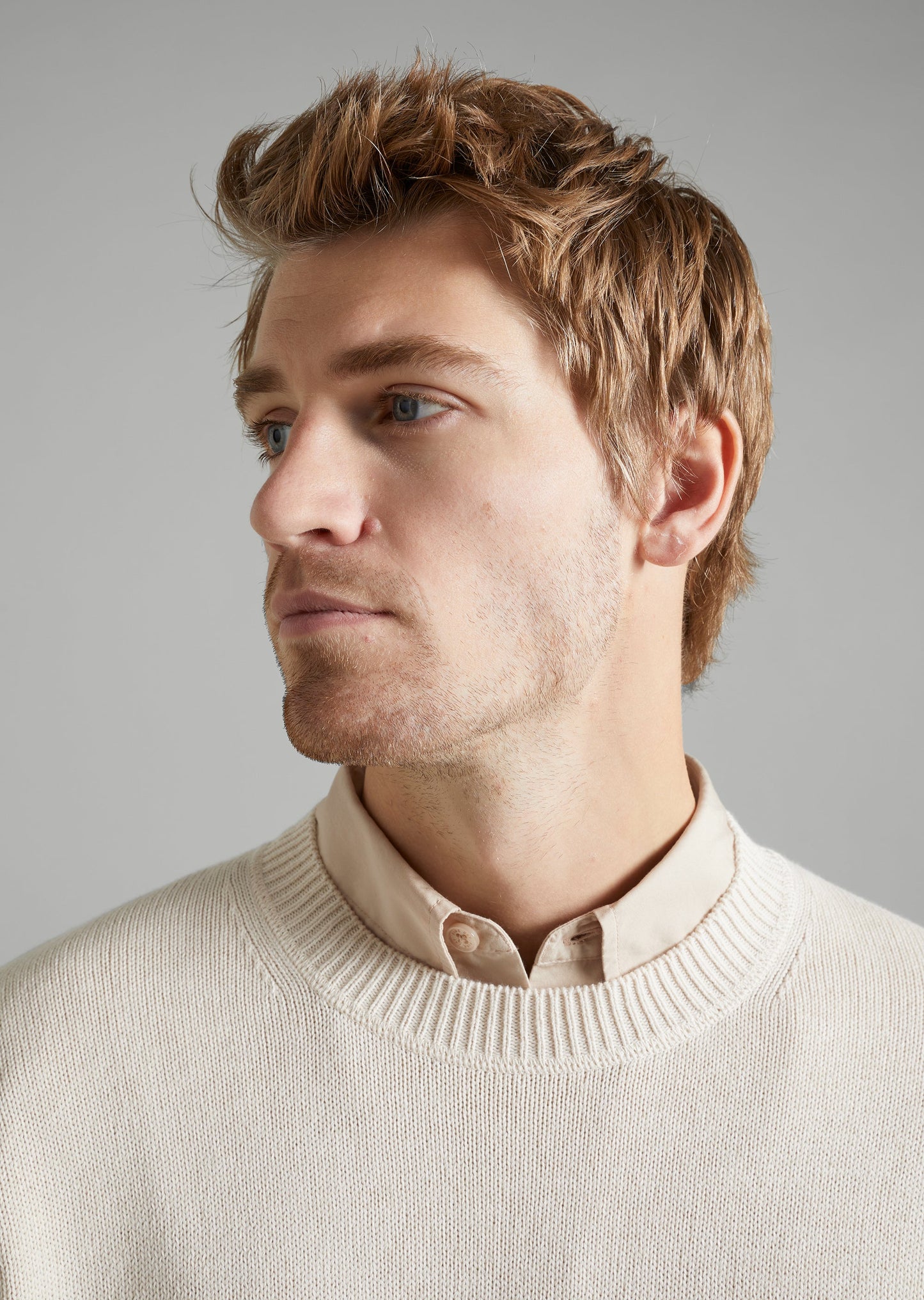 Crew Neck Cotton Knit