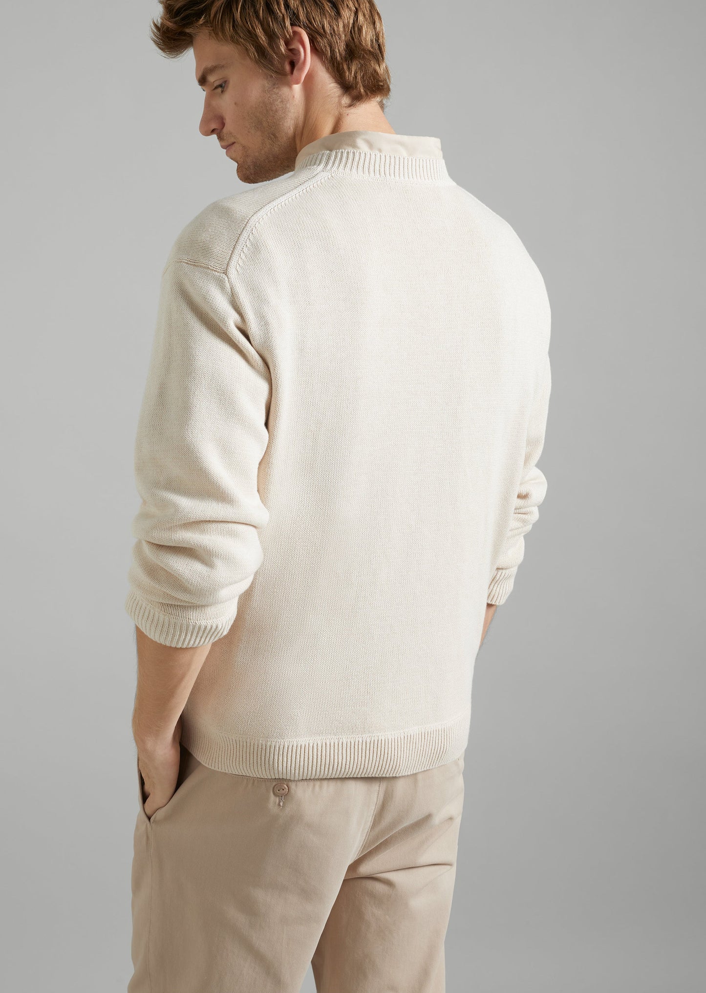 Crew Neck Cotton Knit