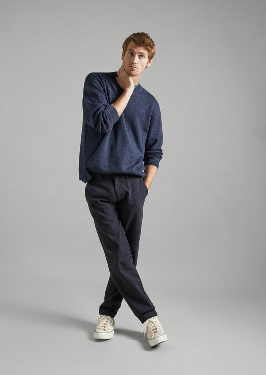 Crew Neck Cotton Knit