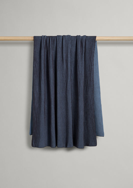 Plated Knit Throw