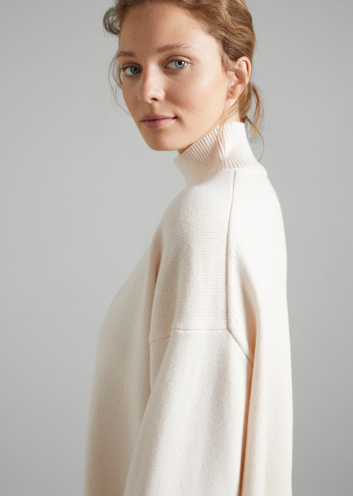 Mock Neck Knit Jumper