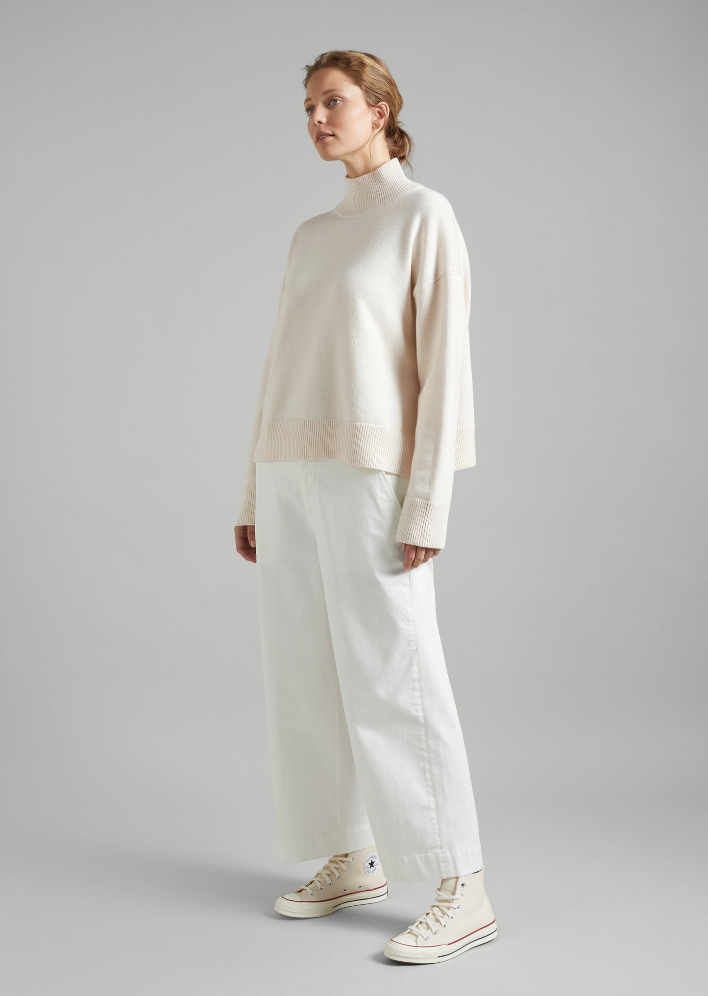 Mock Neck Knit Jumper