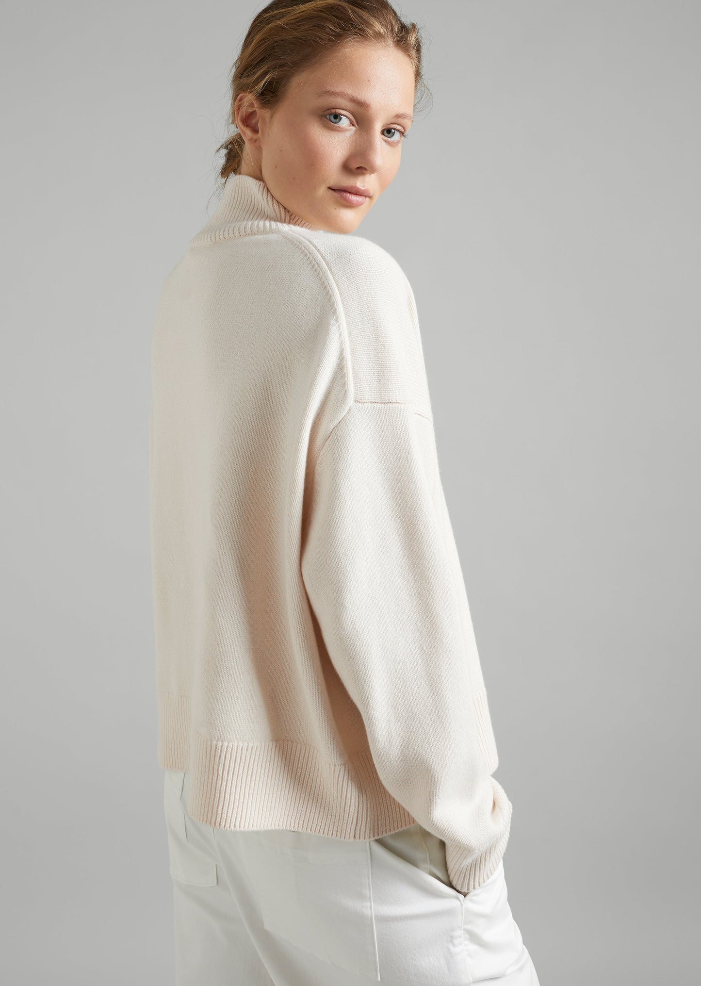 Mock Neck Knit Jumper